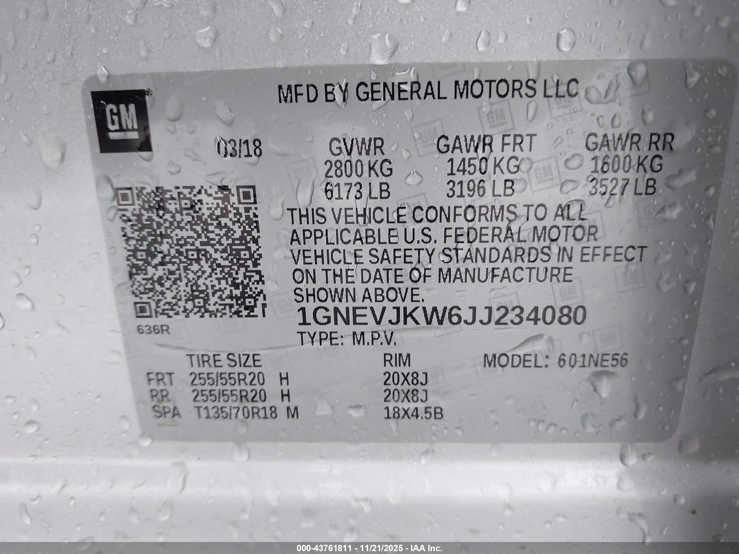 CHEVROLET TRAVERSE image 9