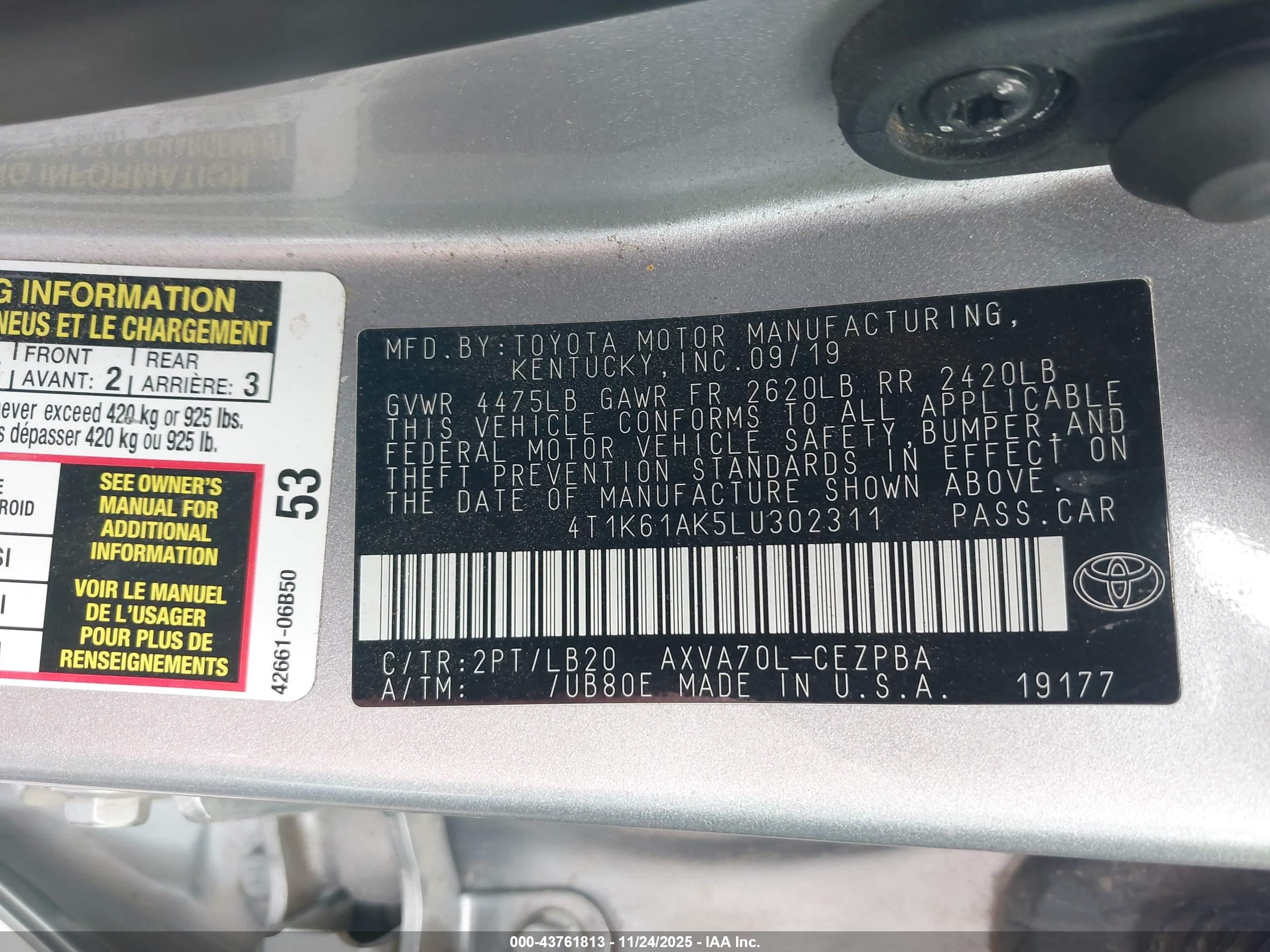 TOYOTA CAMRY image 9