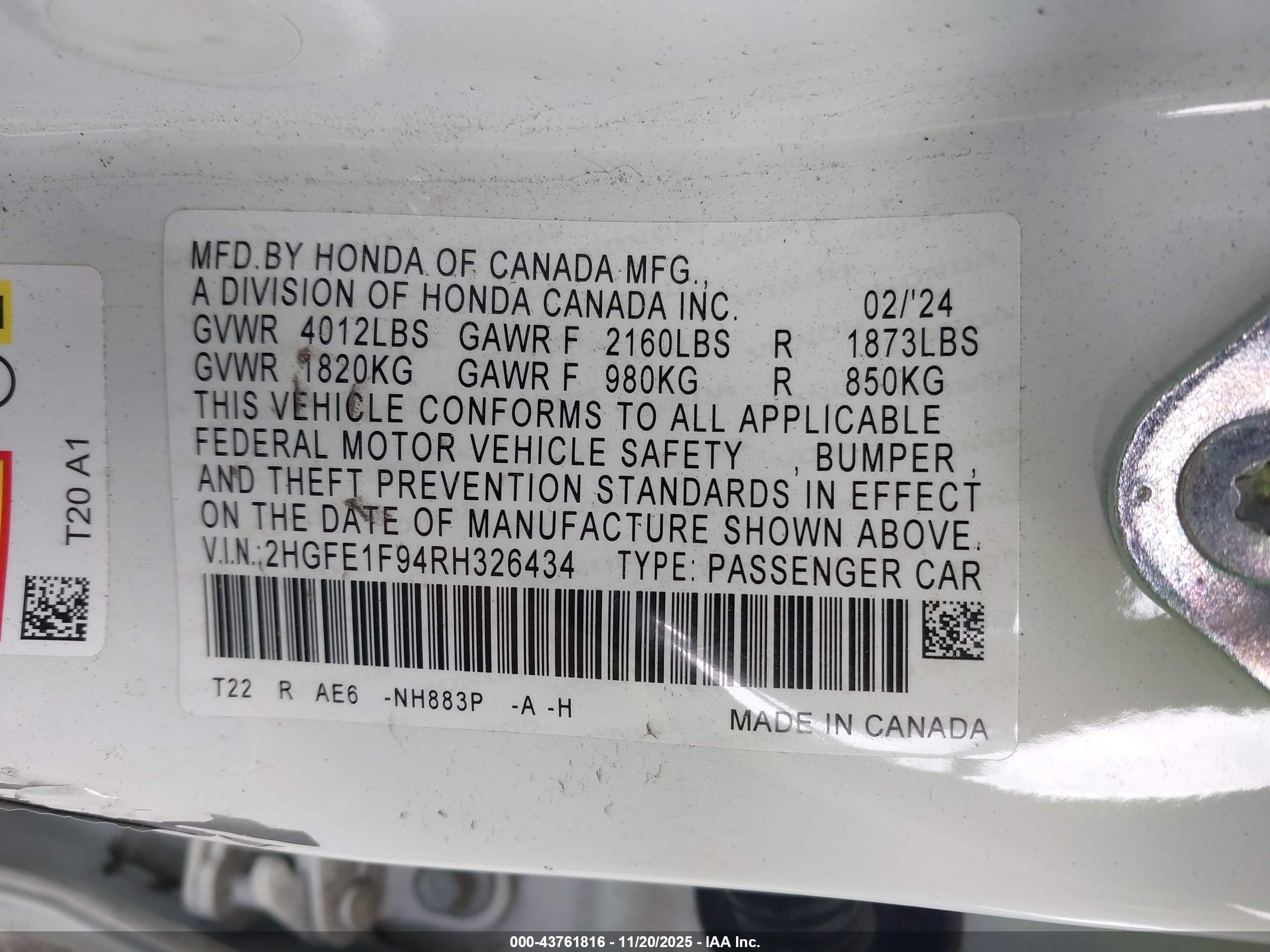 HONDA CIVIC image 9