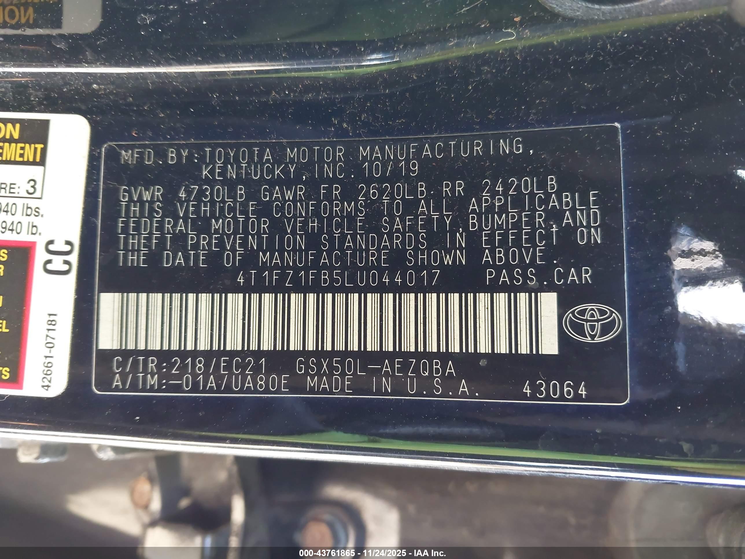 TOYOTA AVALON image 9