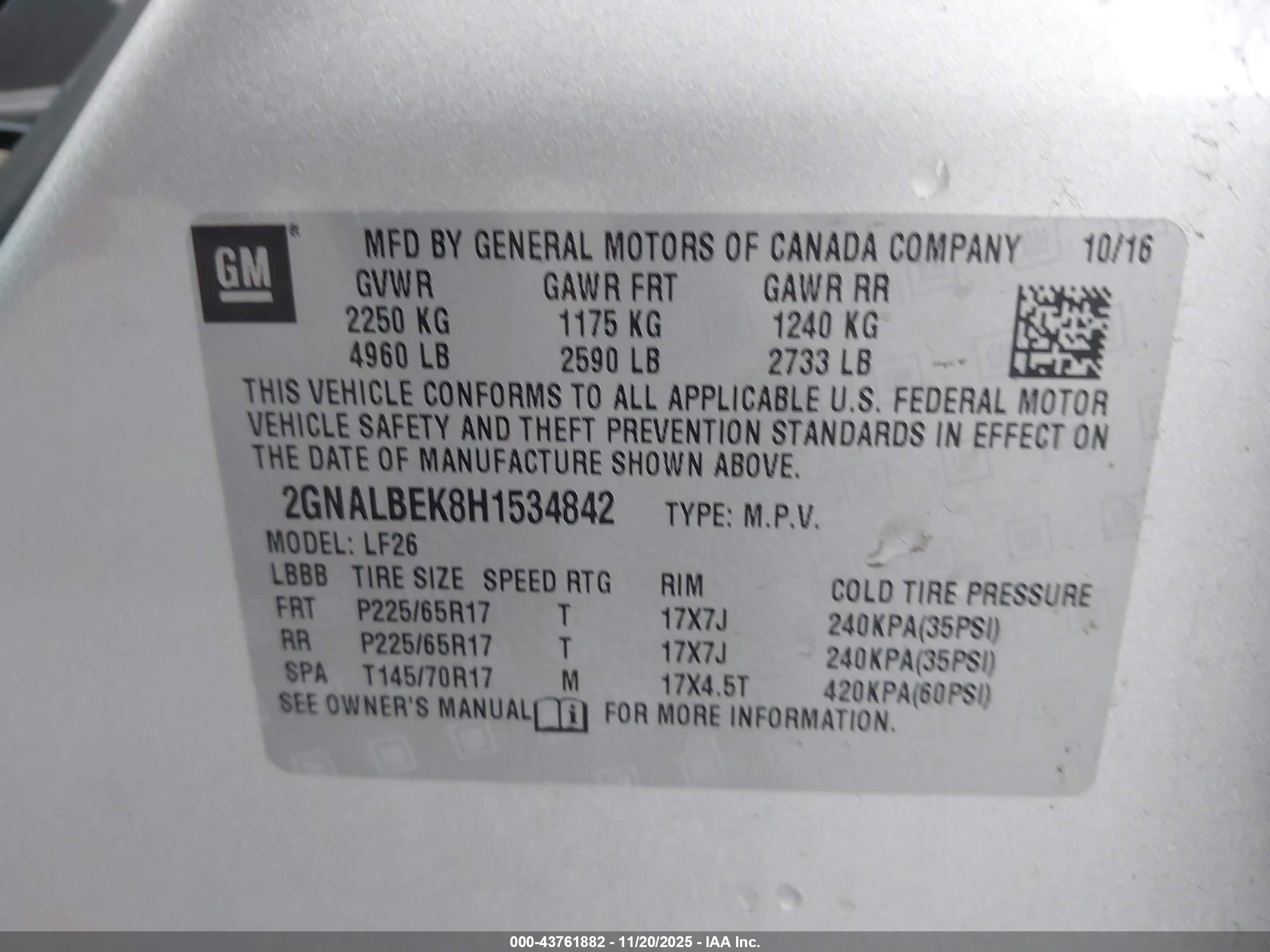 CHEVROLET EQUINOX image 9