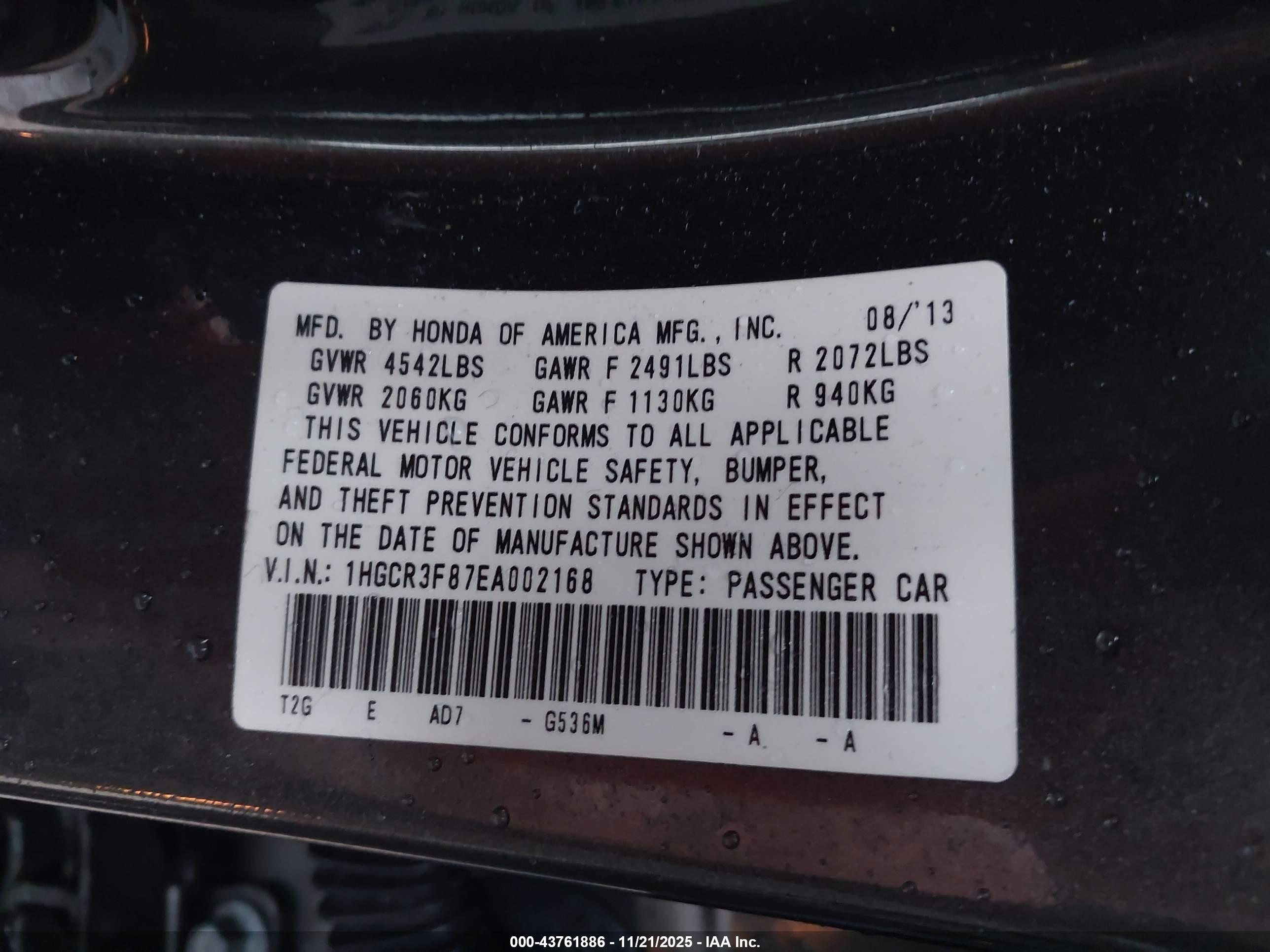 HONDA ACCORD image 9
