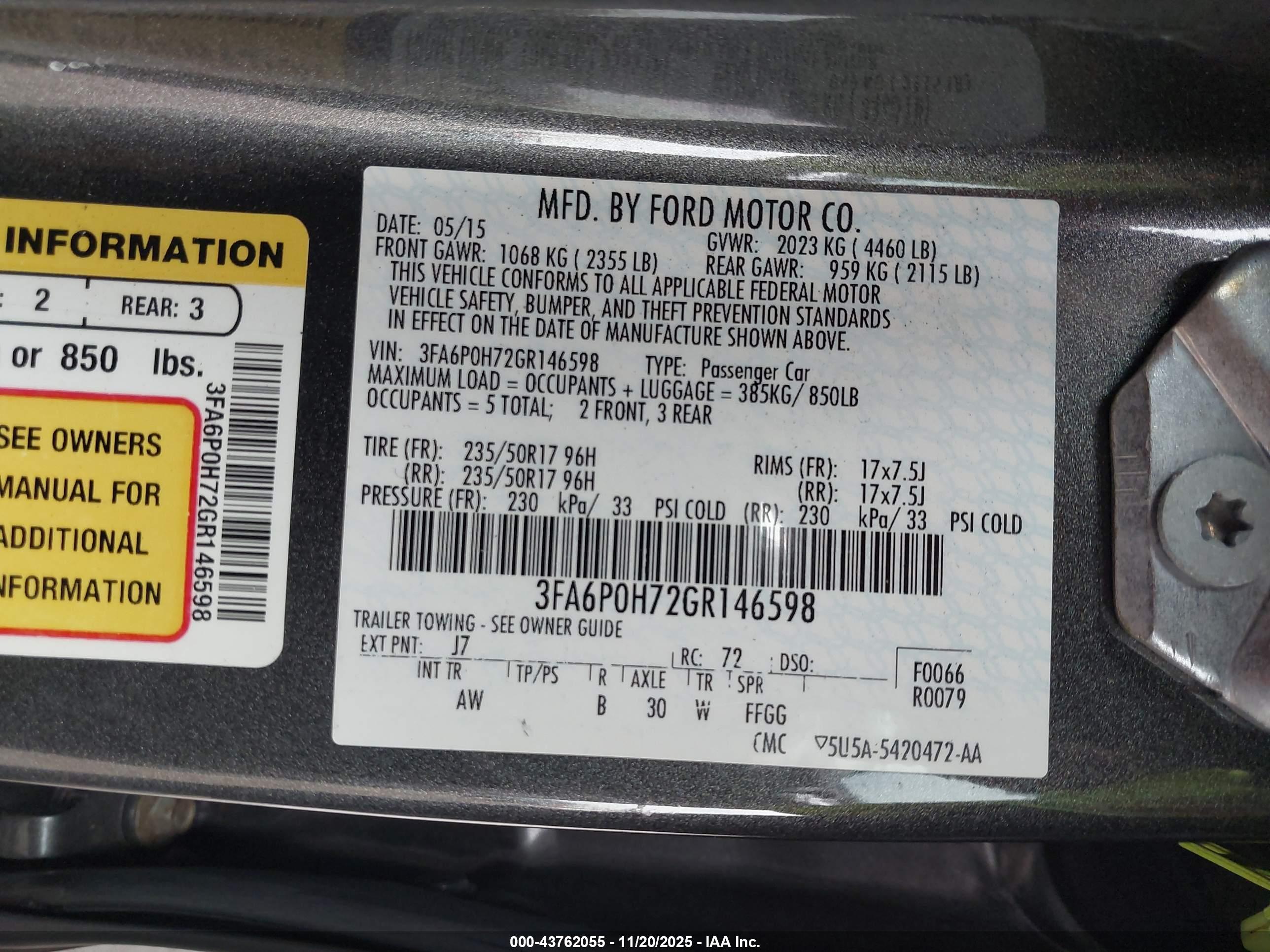 FORD FUSION image 9