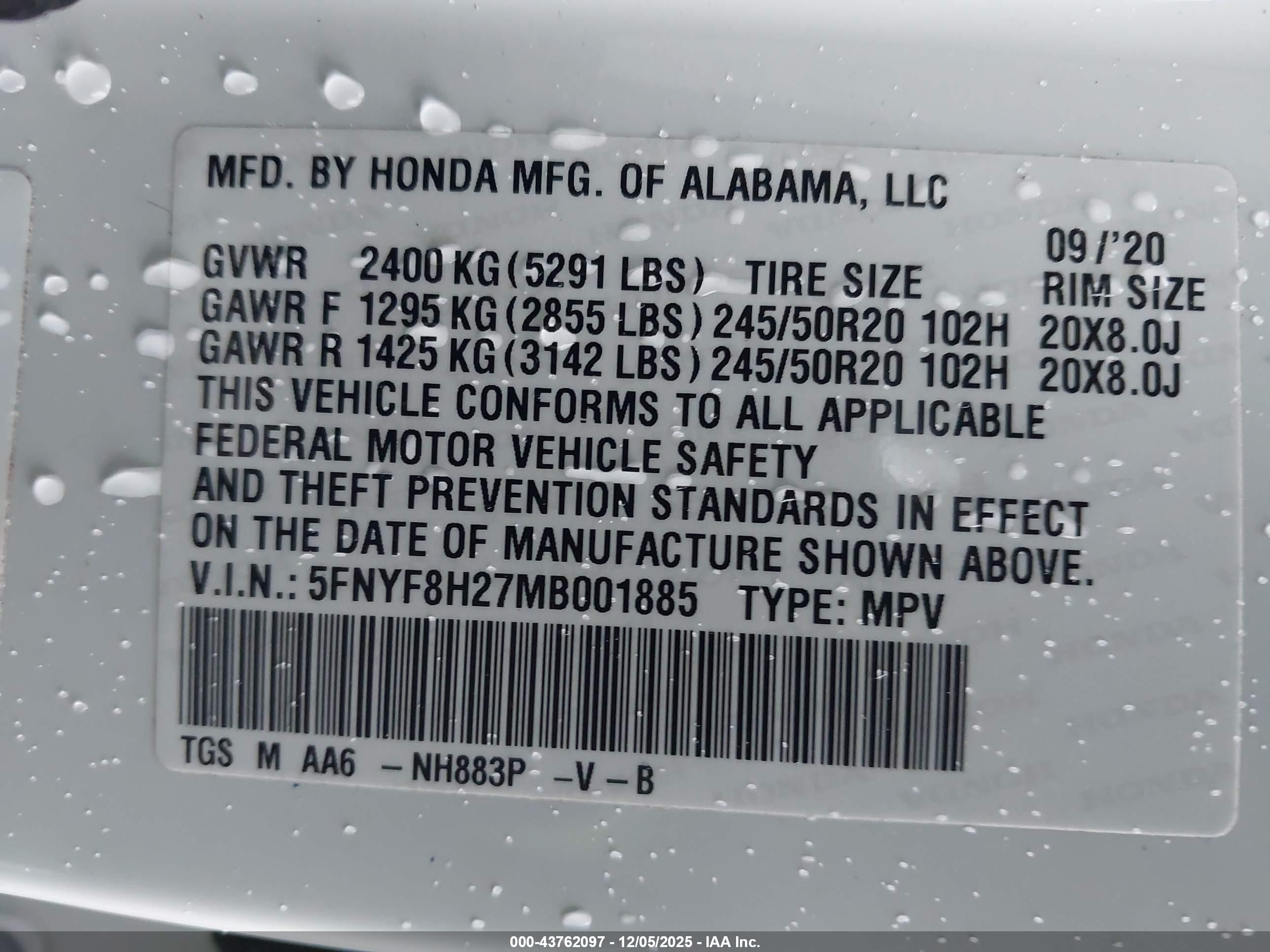 HONDA PASSPORT image 9