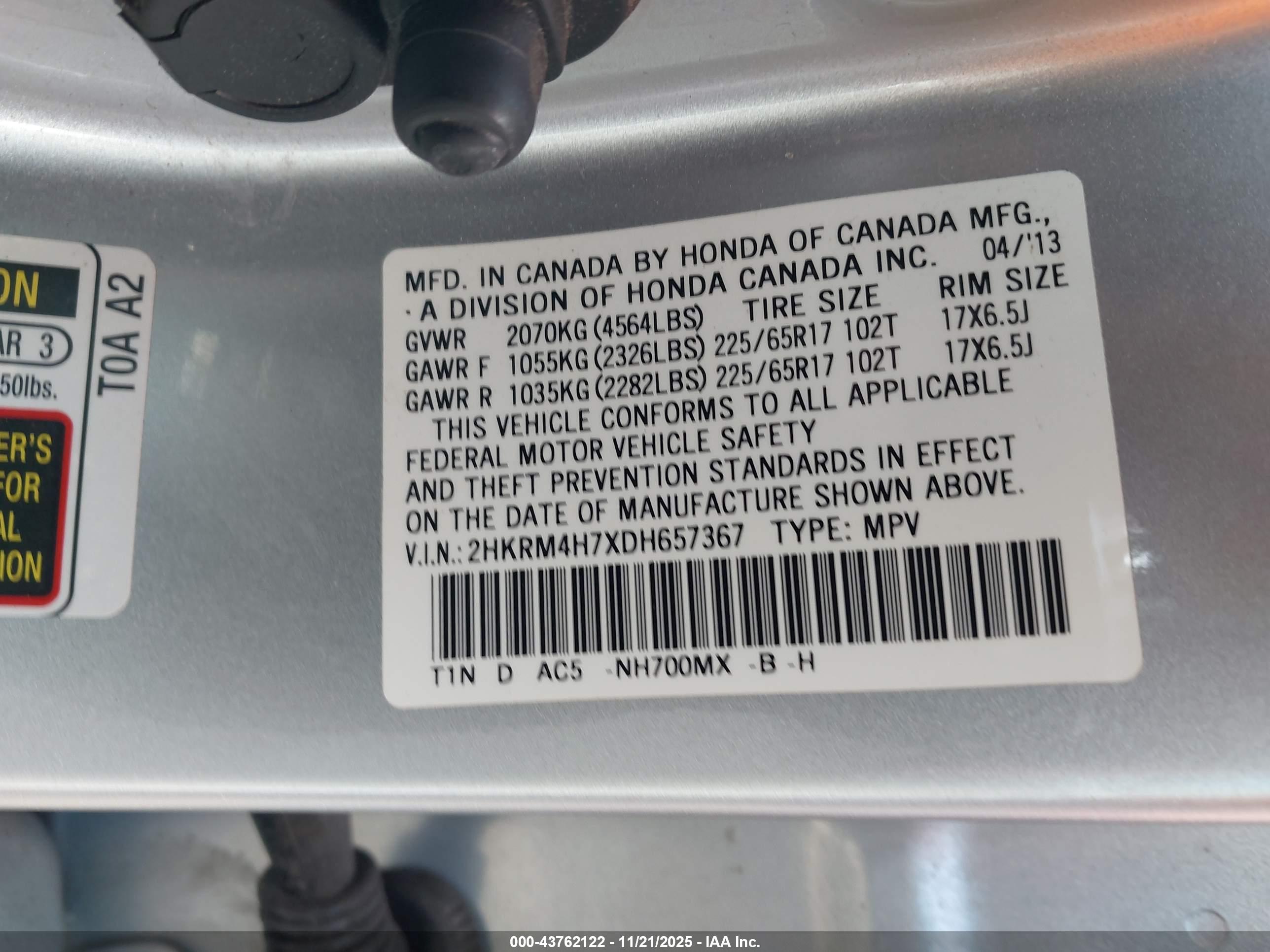 HONDA CR-V image 9