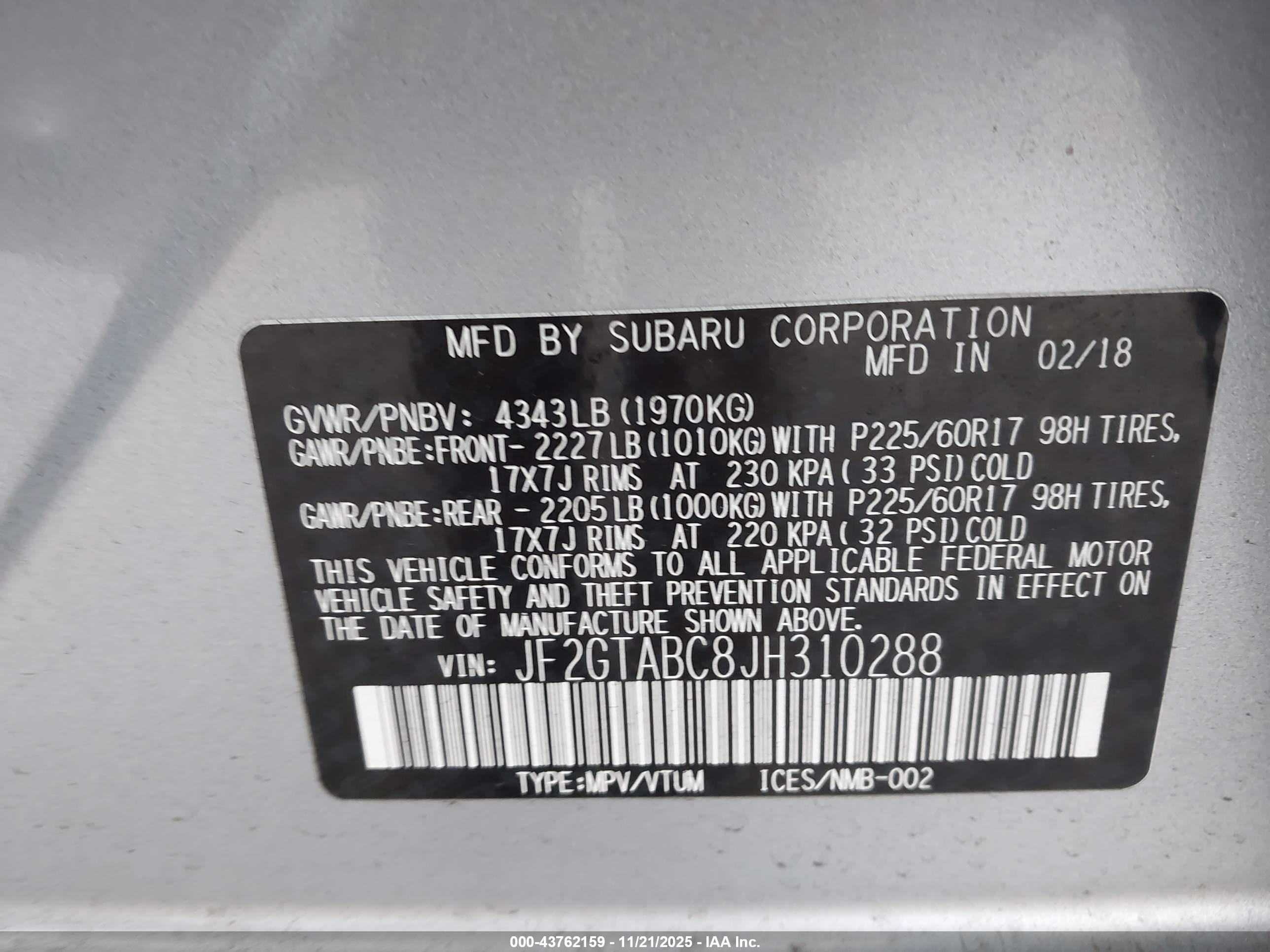 SUBARU CROSSTREK image 9