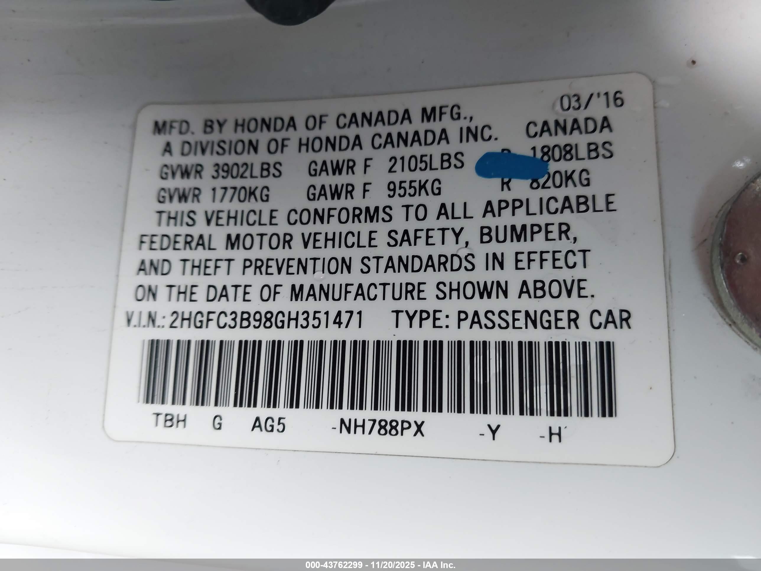 HONDA CIVIC image 9