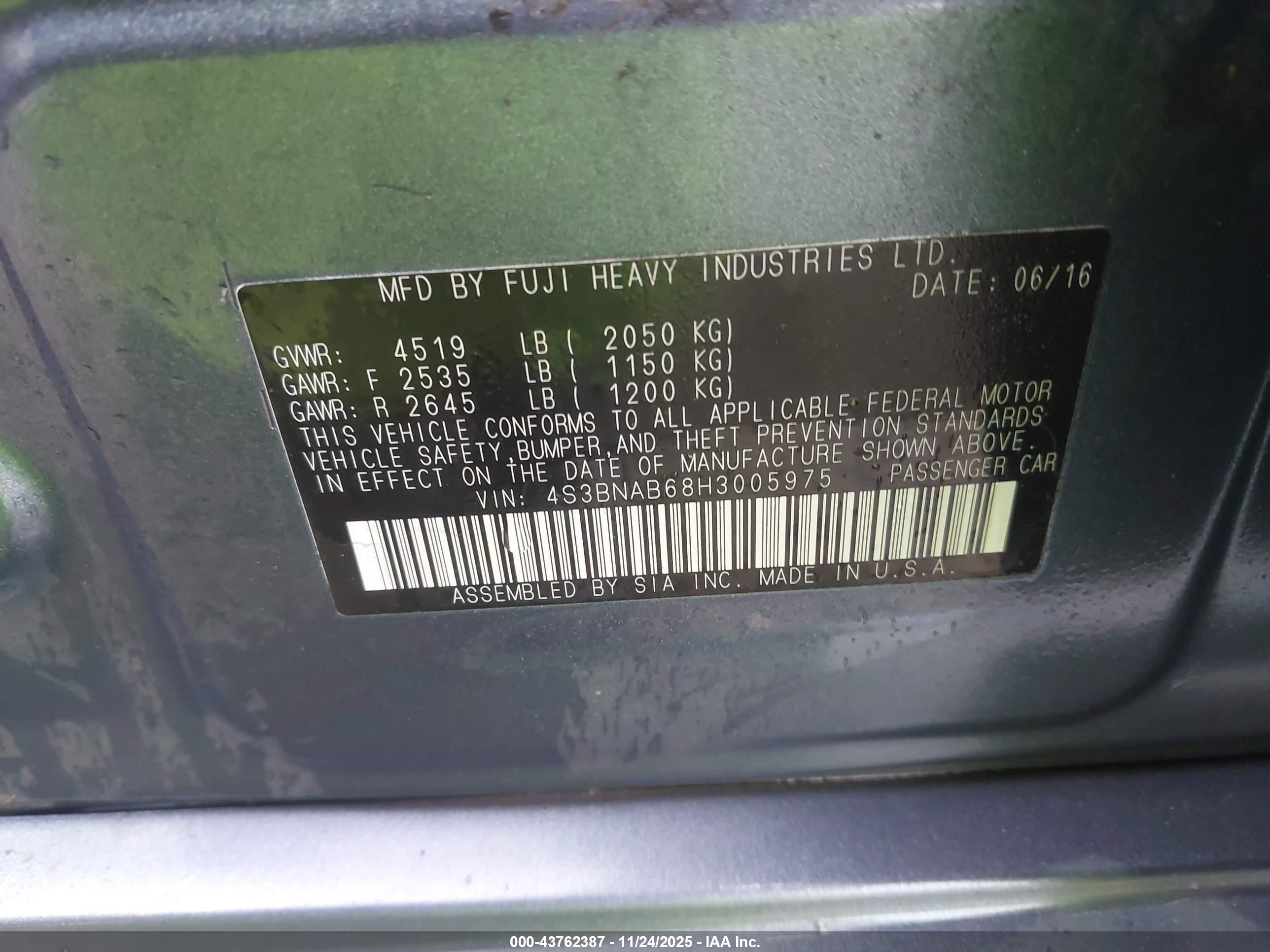SUBARU LEGACY image 9