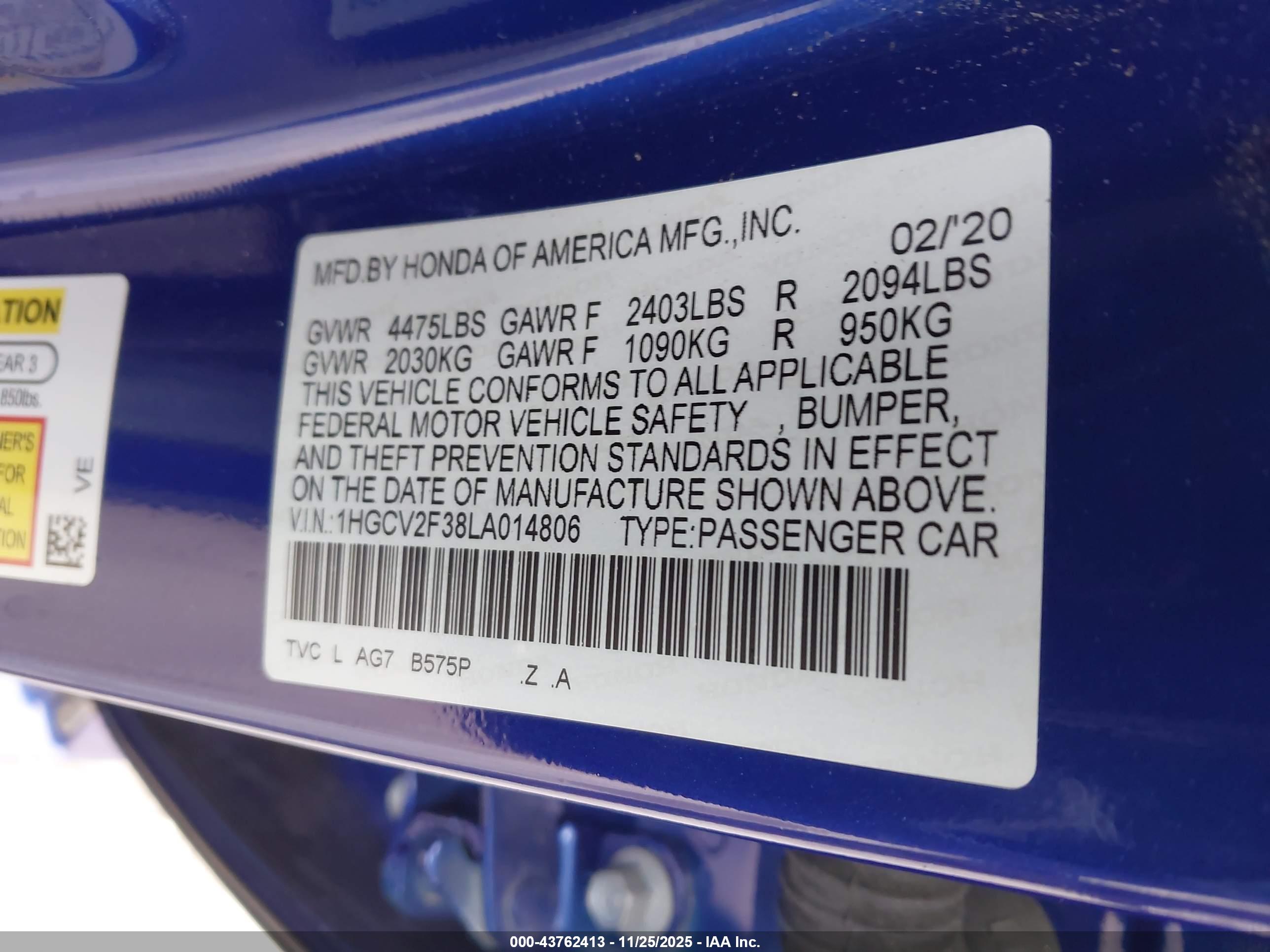 HONDA ACCORD image 9