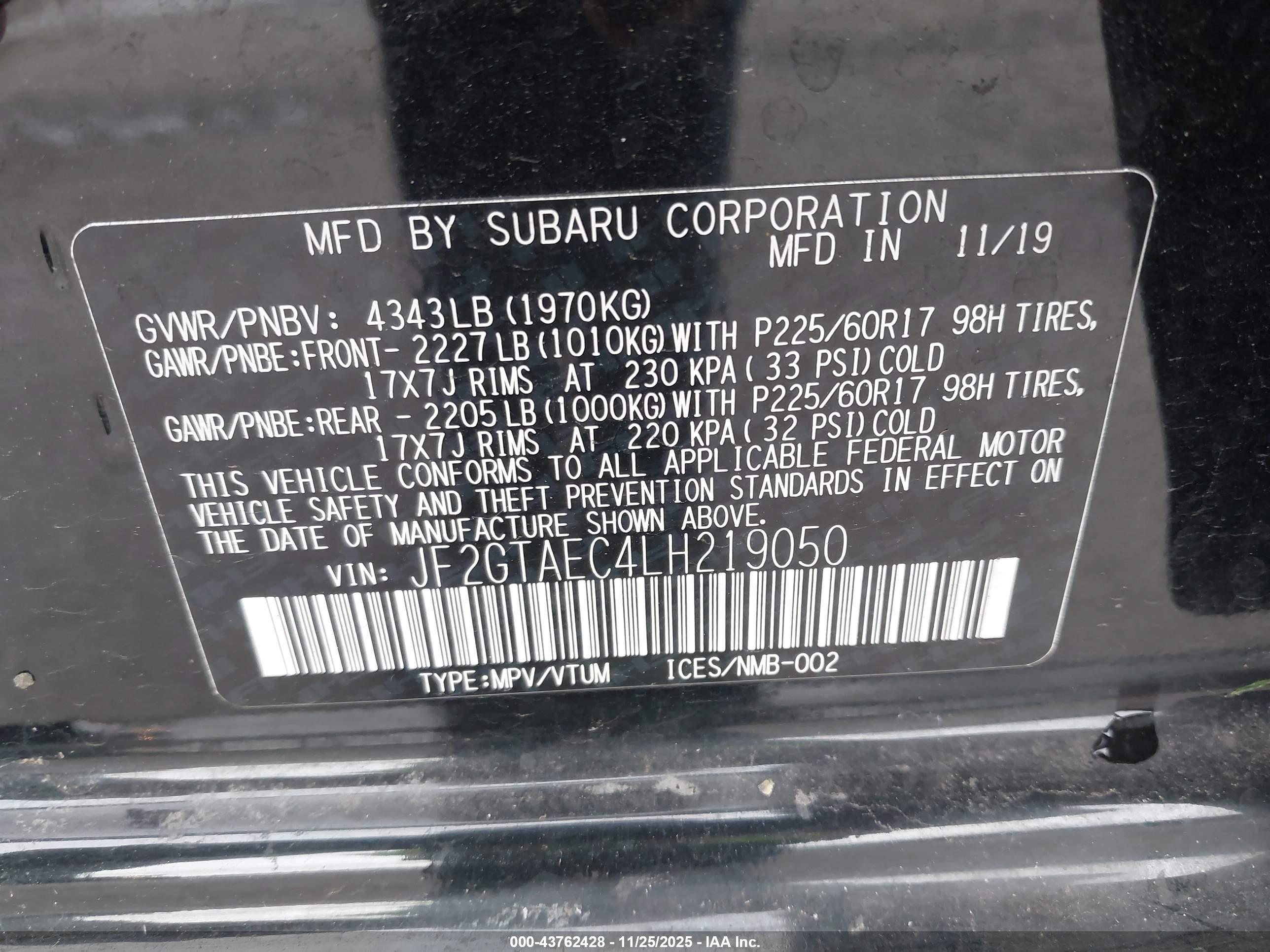 SUBARU CROSSTREK image 9