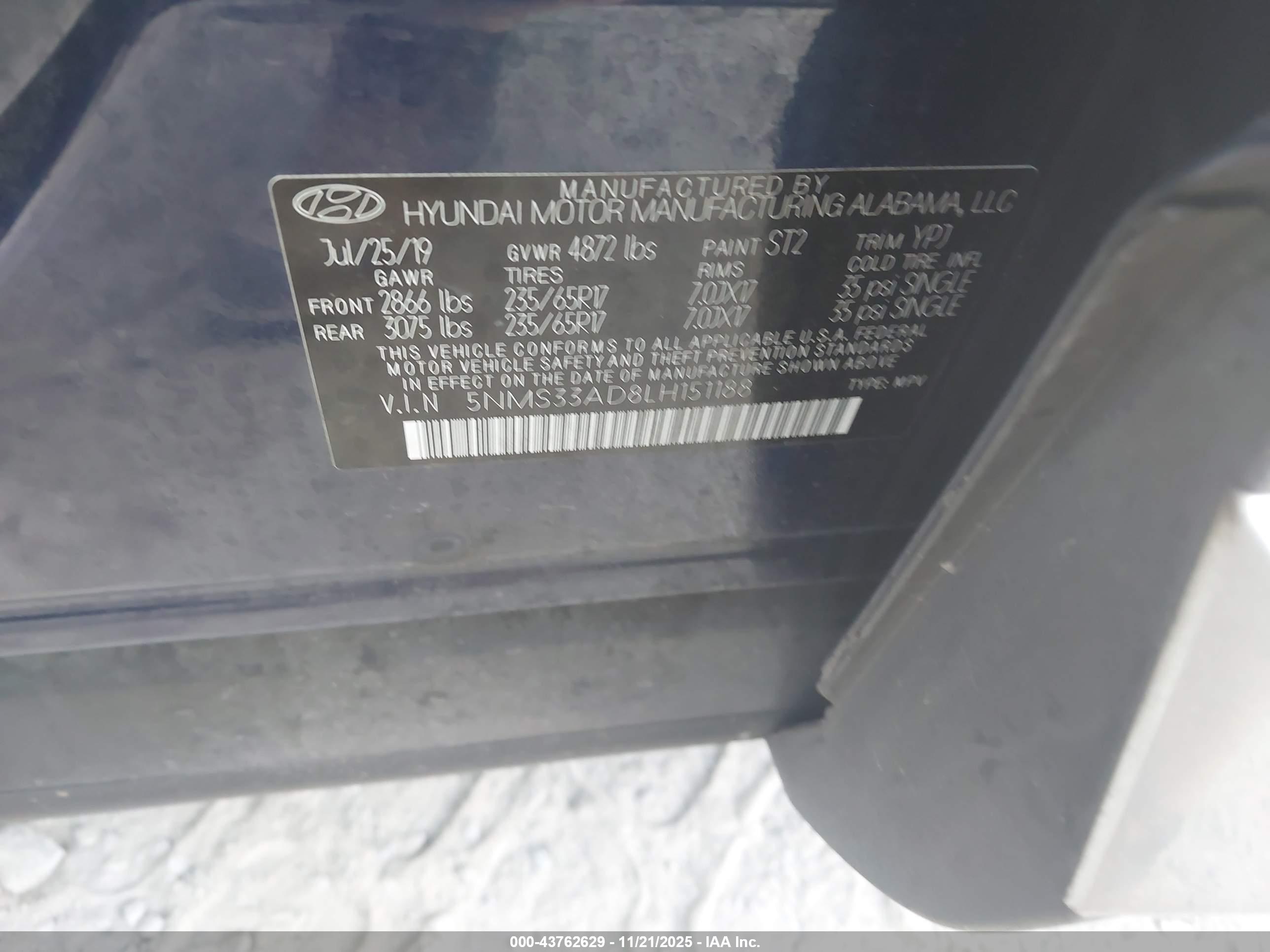 HYUNDAI SANTA image 9