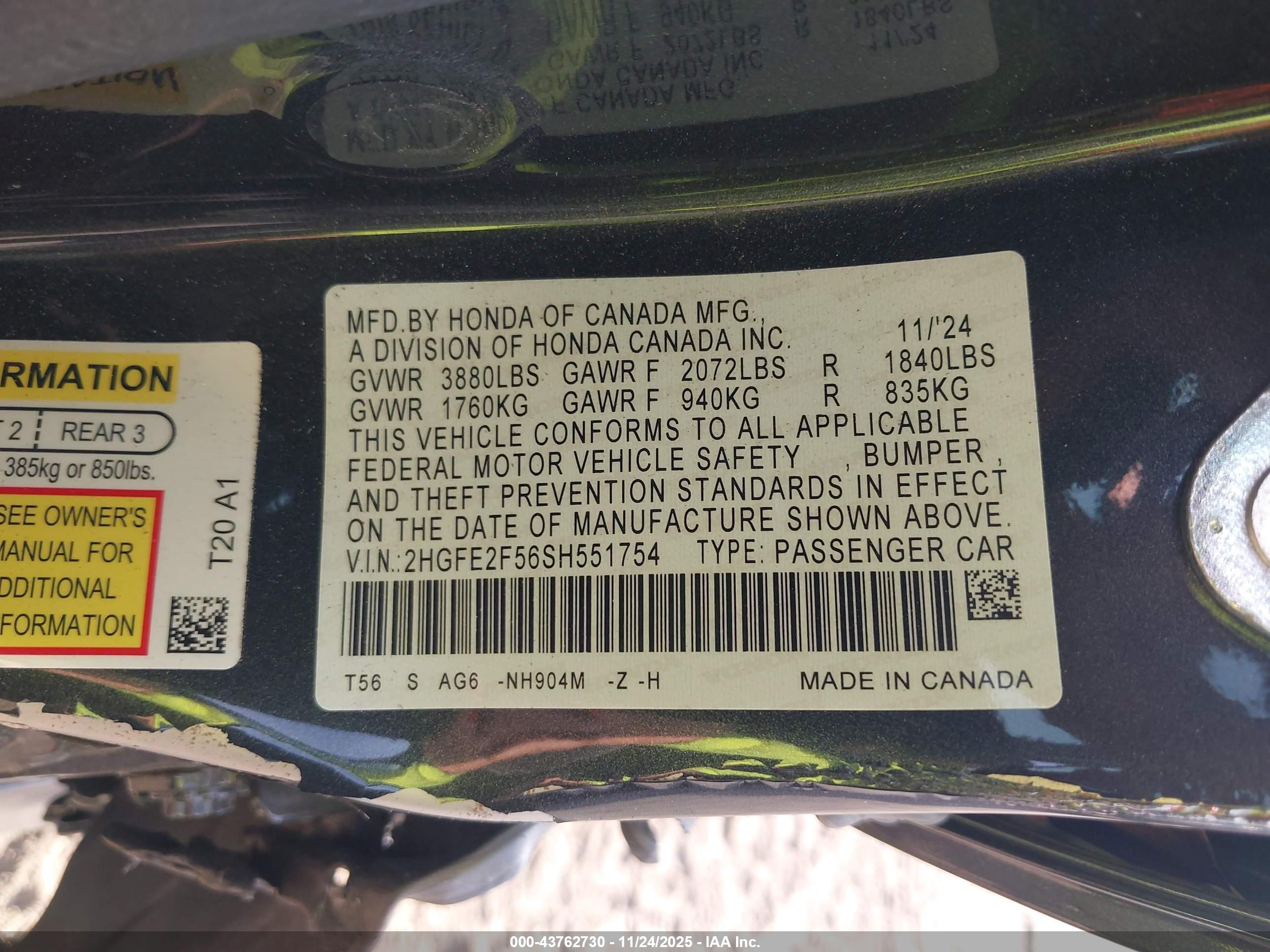 HONDA CIVIC image 9