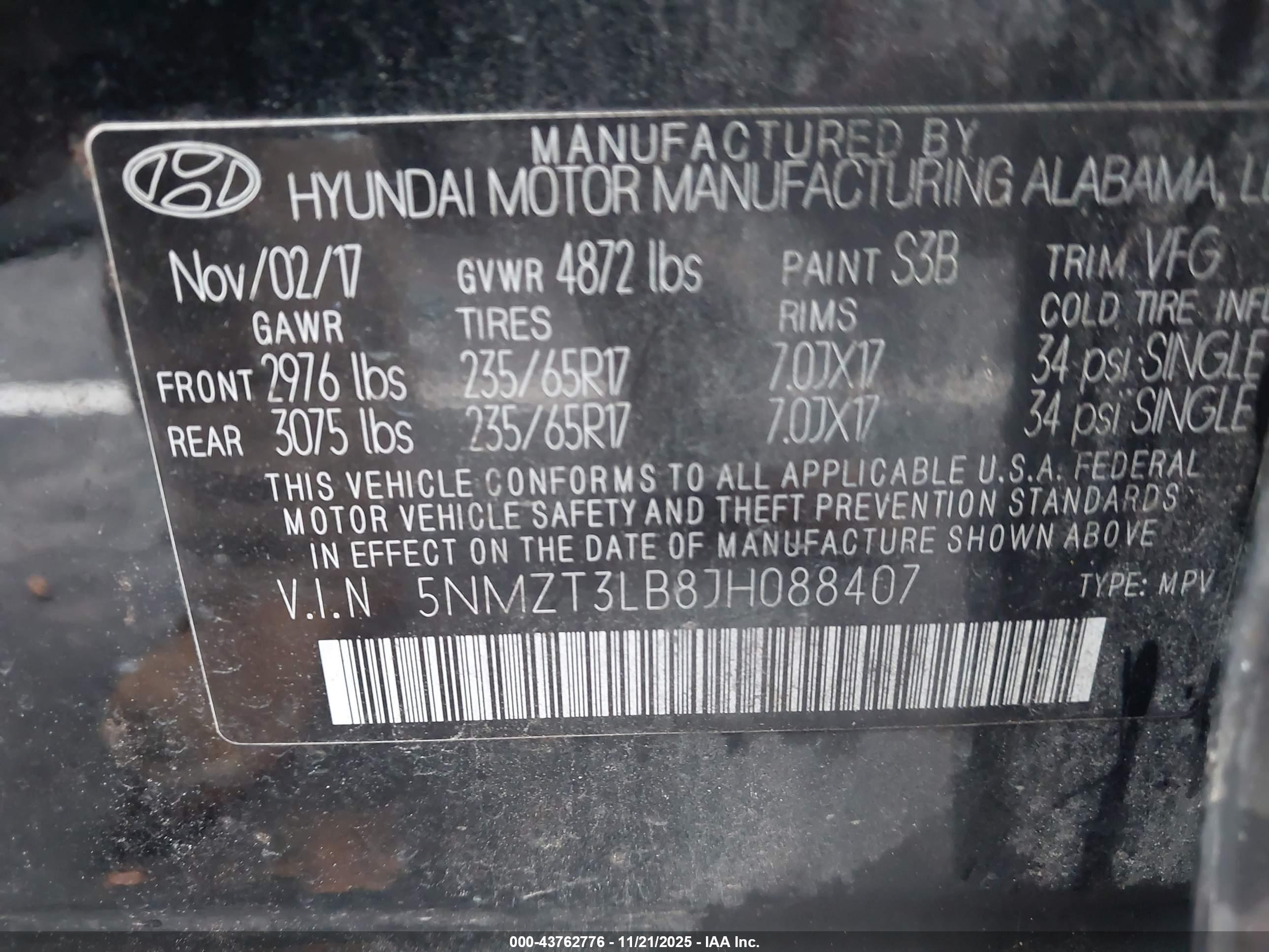 HYUNDAI SANTA image 9