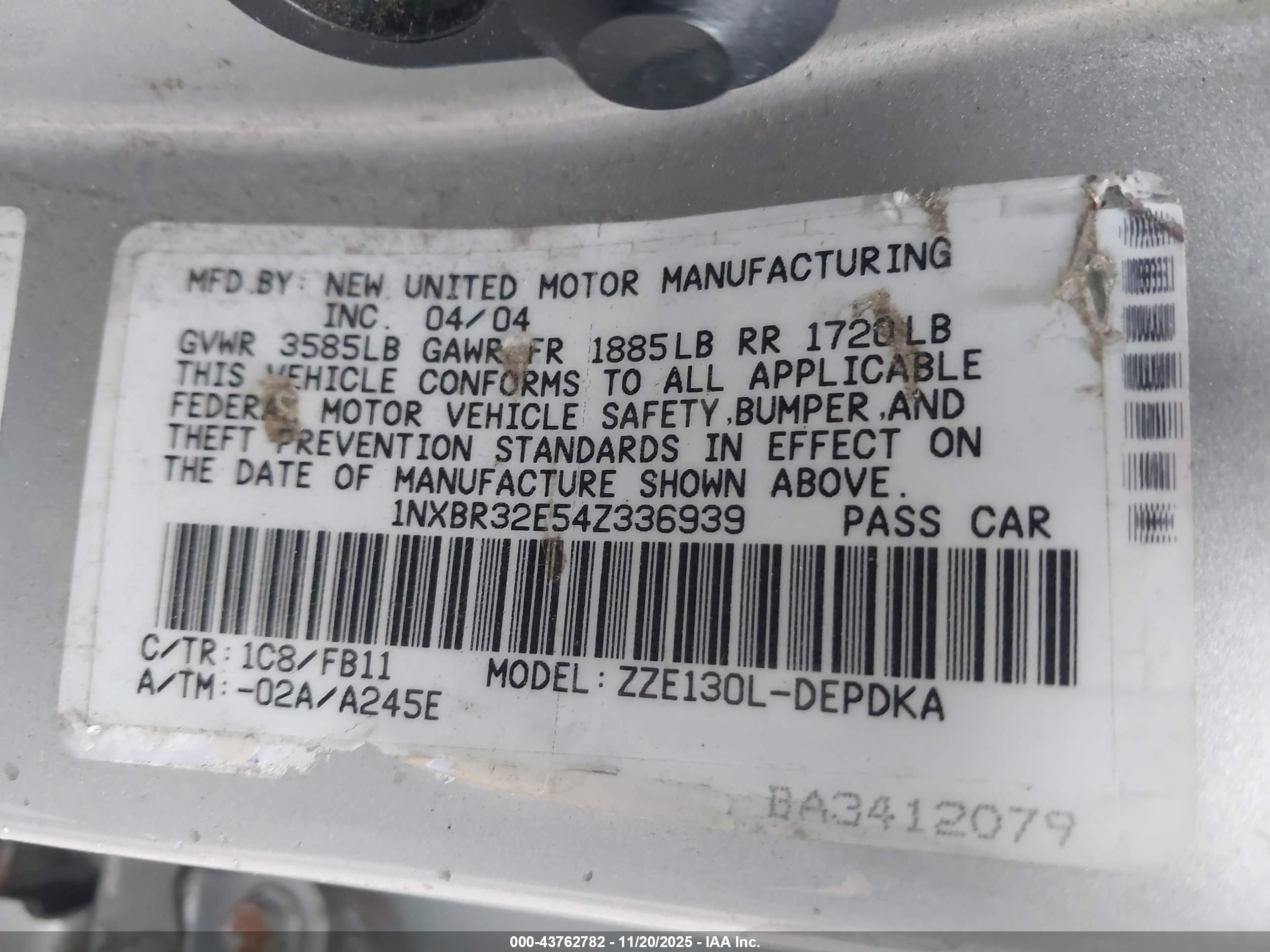 TOYOTA COROLLA image 9