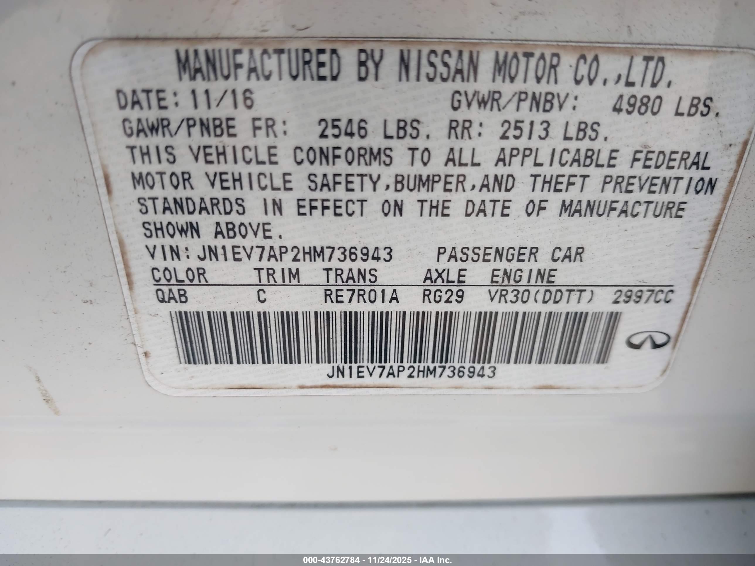 INFINITI Q50 image 9