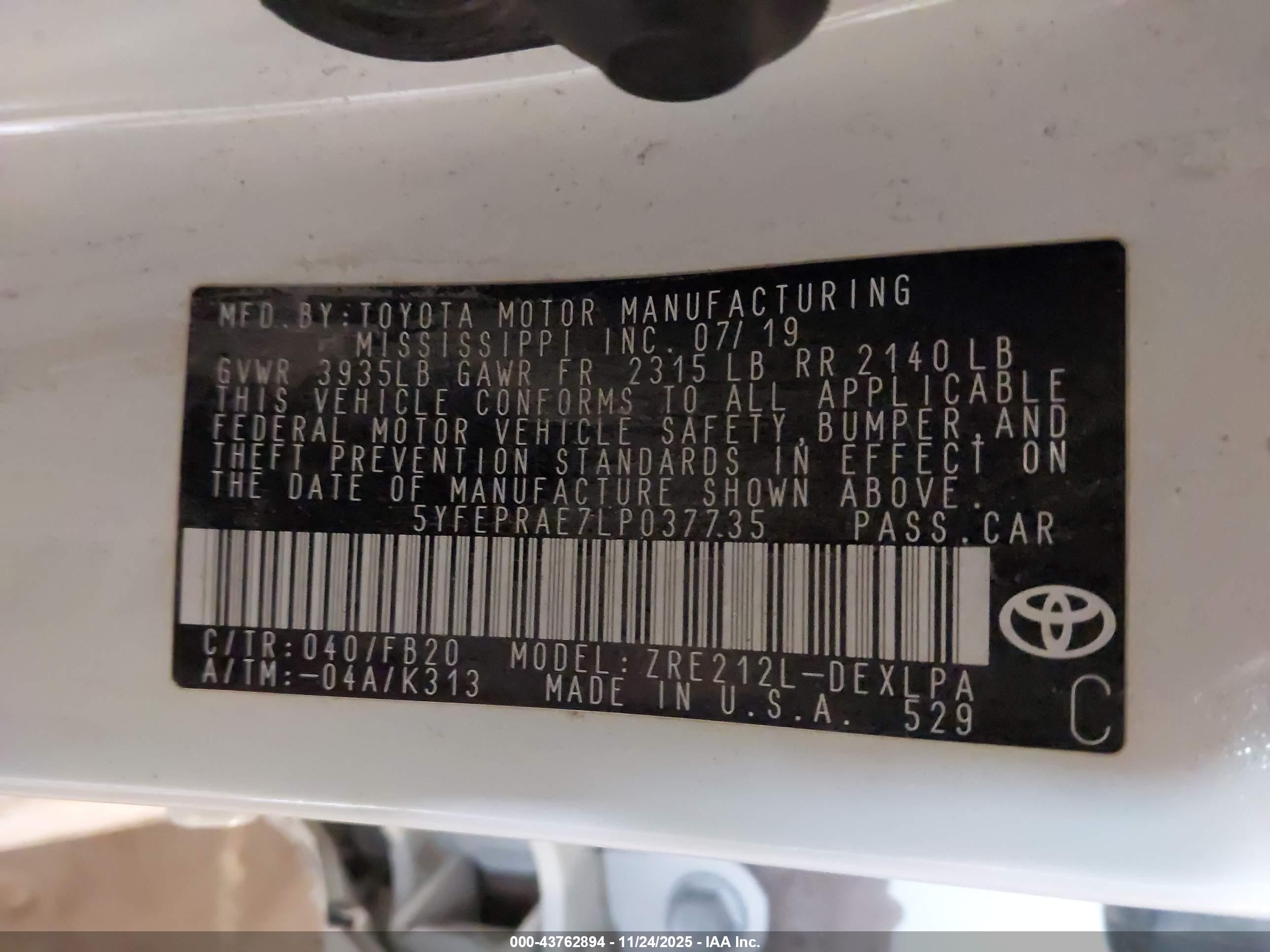 TOYOTA COROLLA image 9
