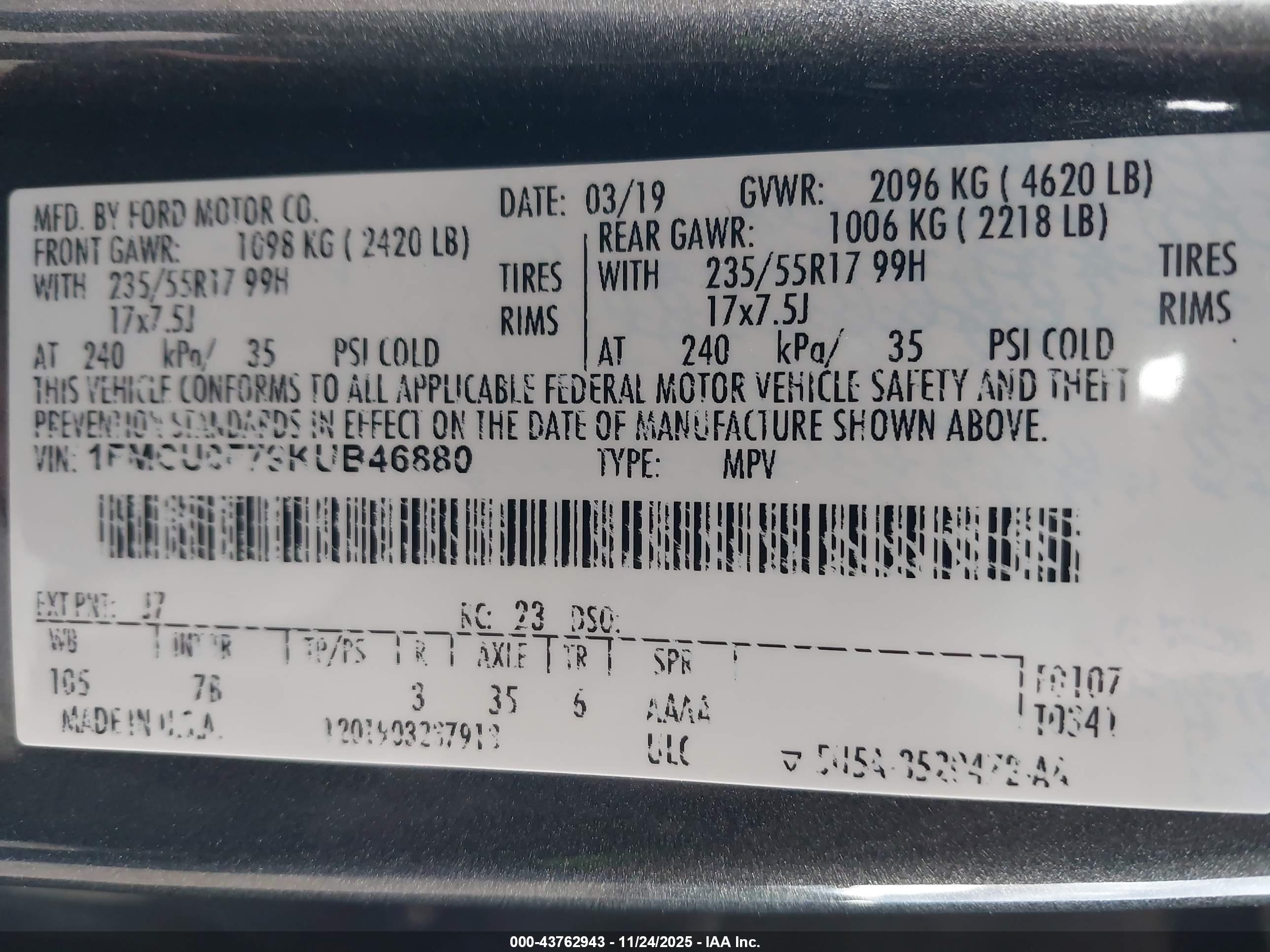 FORD ESCAPE image 9