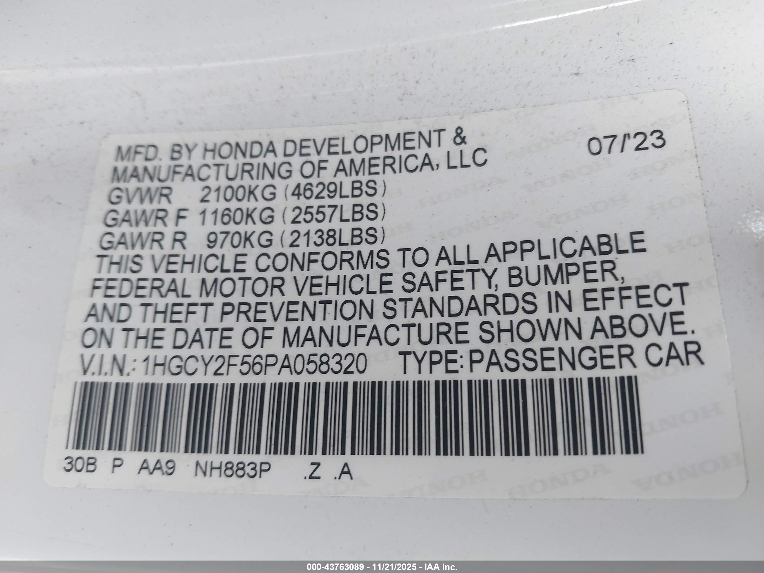 HONDA ACCORD image 9