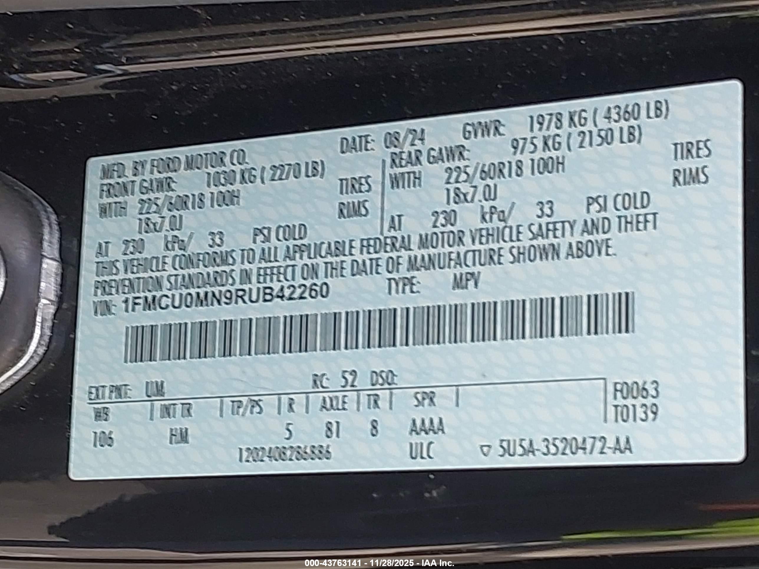 FORD ESCAPE image 9