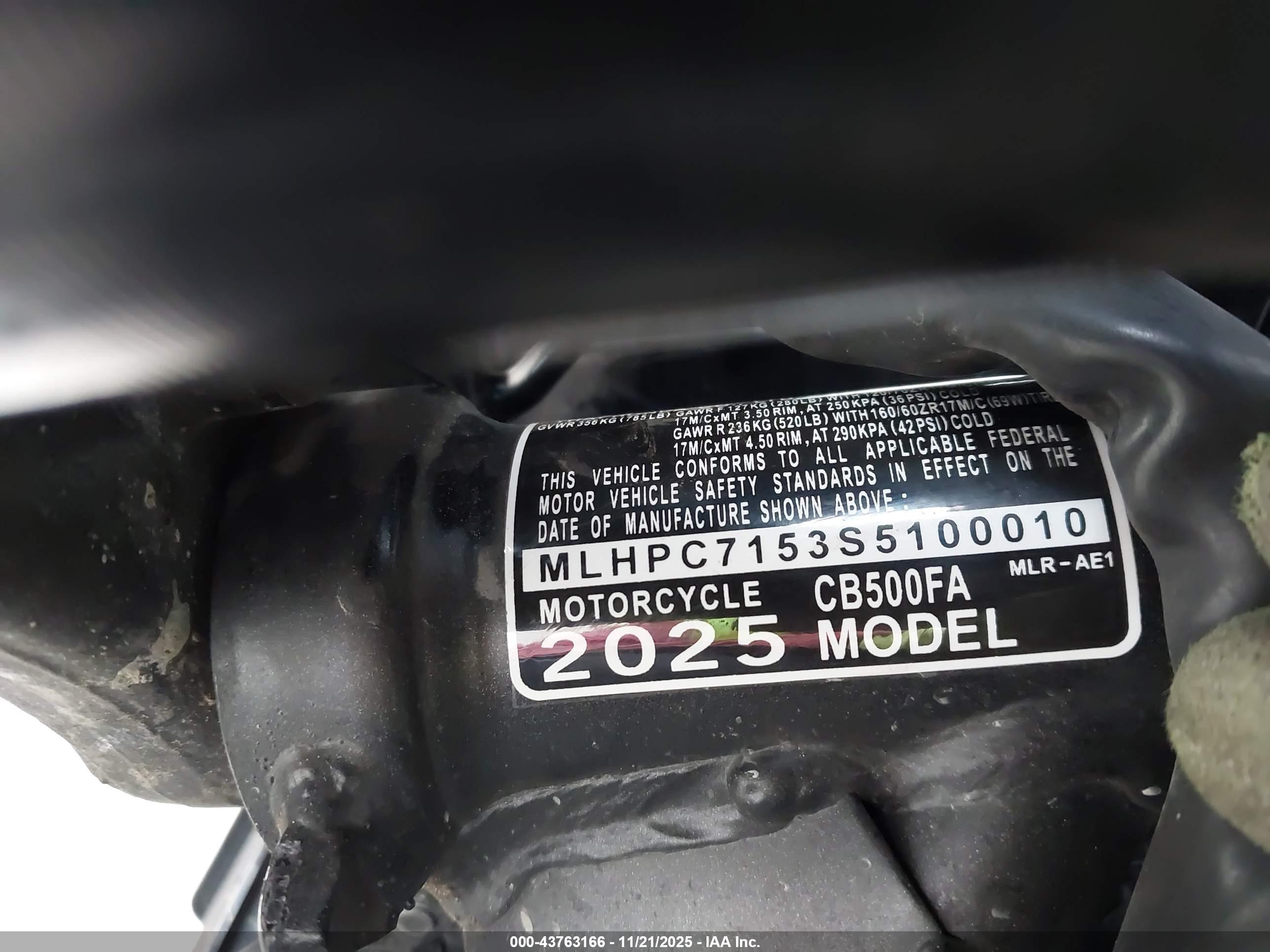 HONDA CB500 image 10