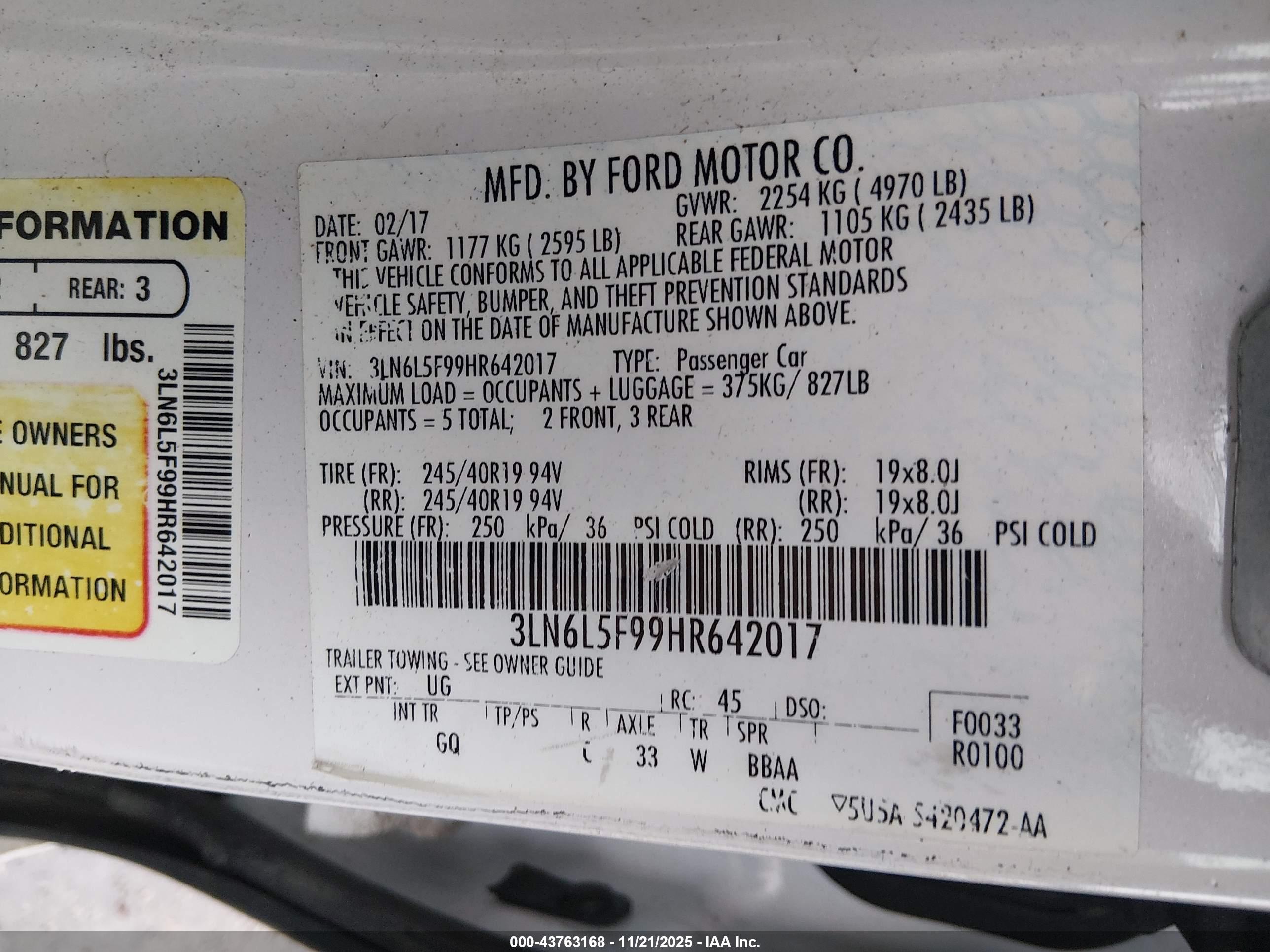 LINCOLN MKZ image 9