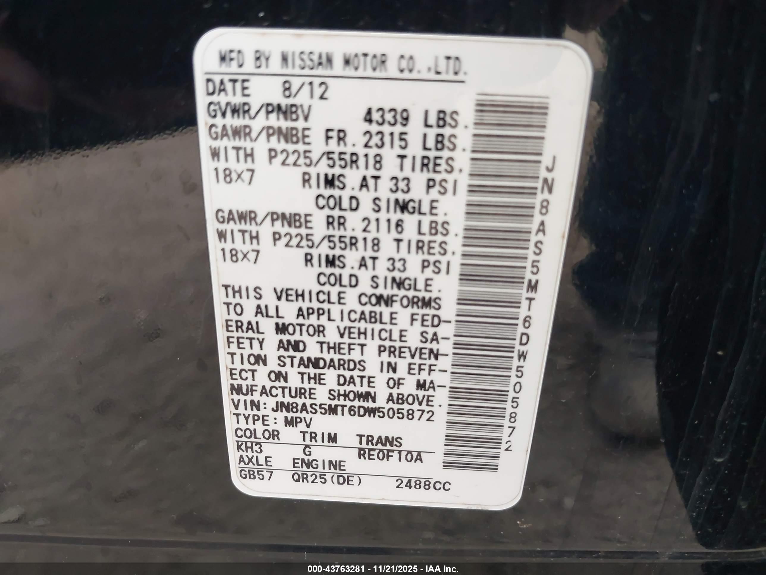 NISSAN ROGUE image 9