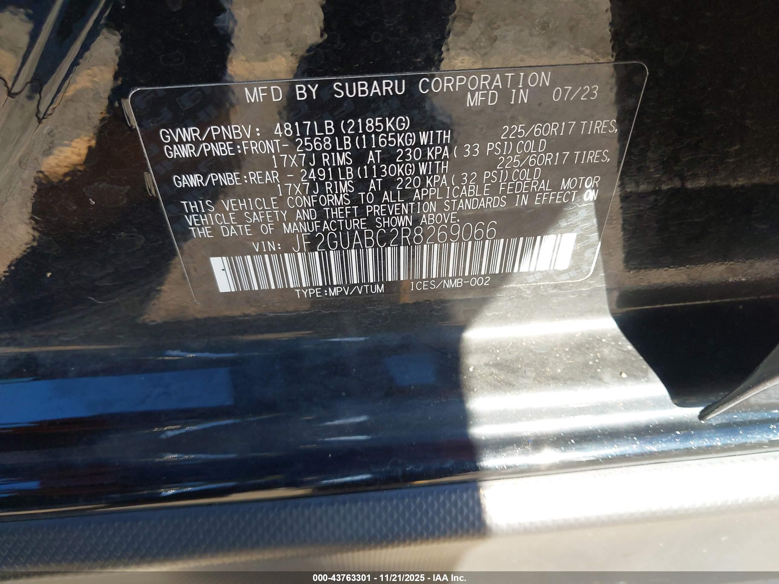 SUBARU CROSSTREK image 9