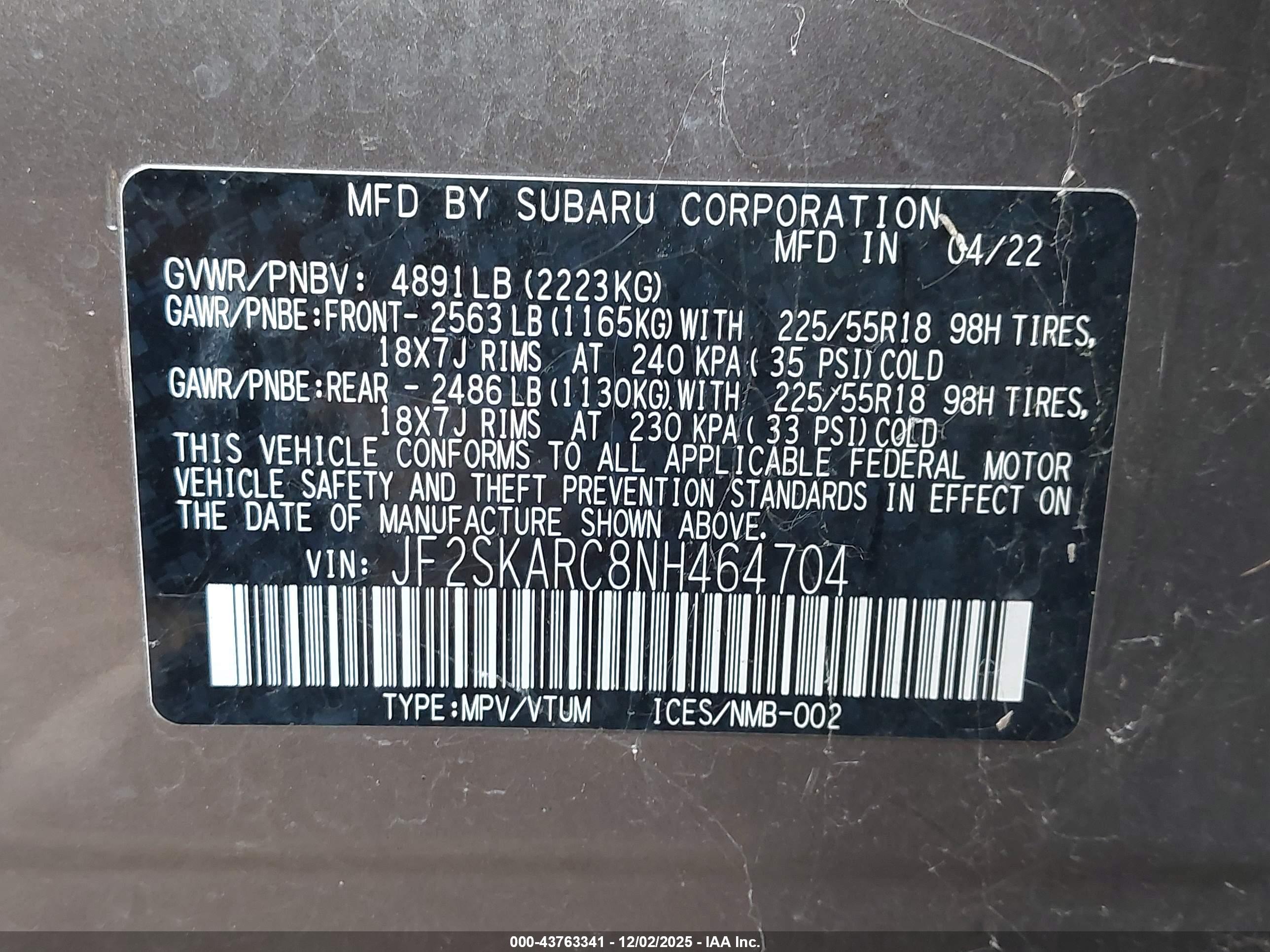 SUBARU FORESTER image 9
