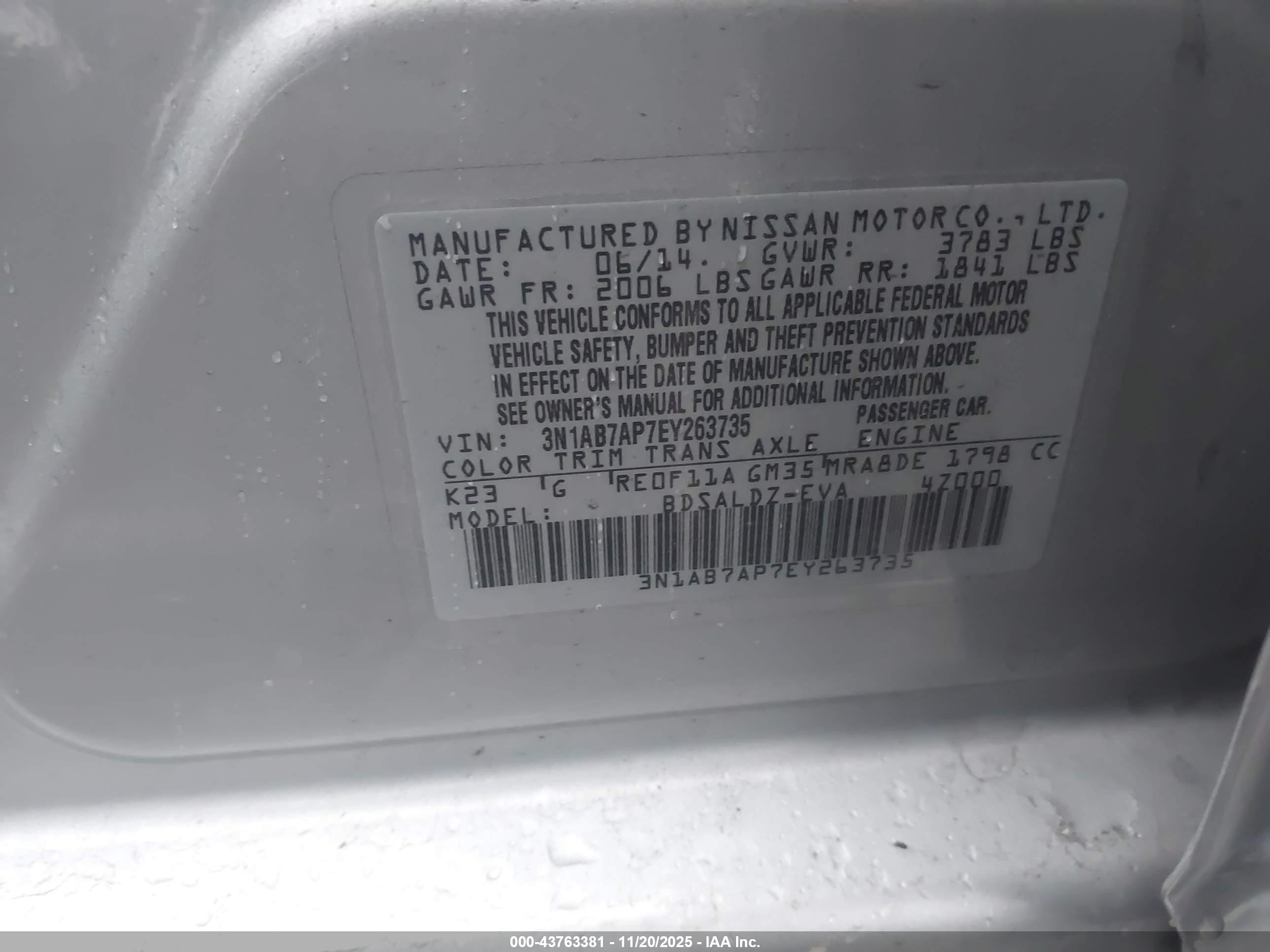 NISSAN SENTRA image 9