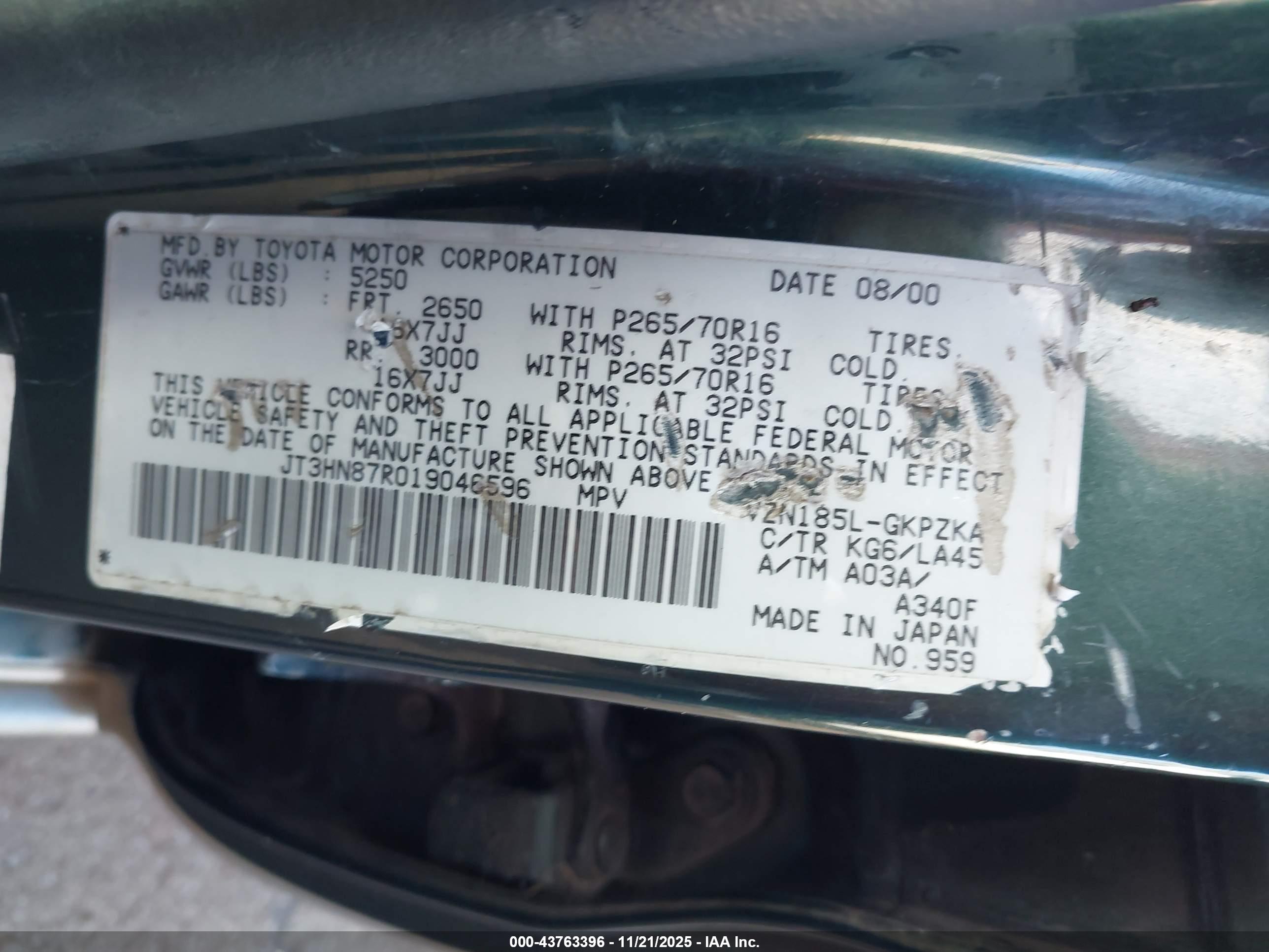 TOYOTA 4RUNNER image 9