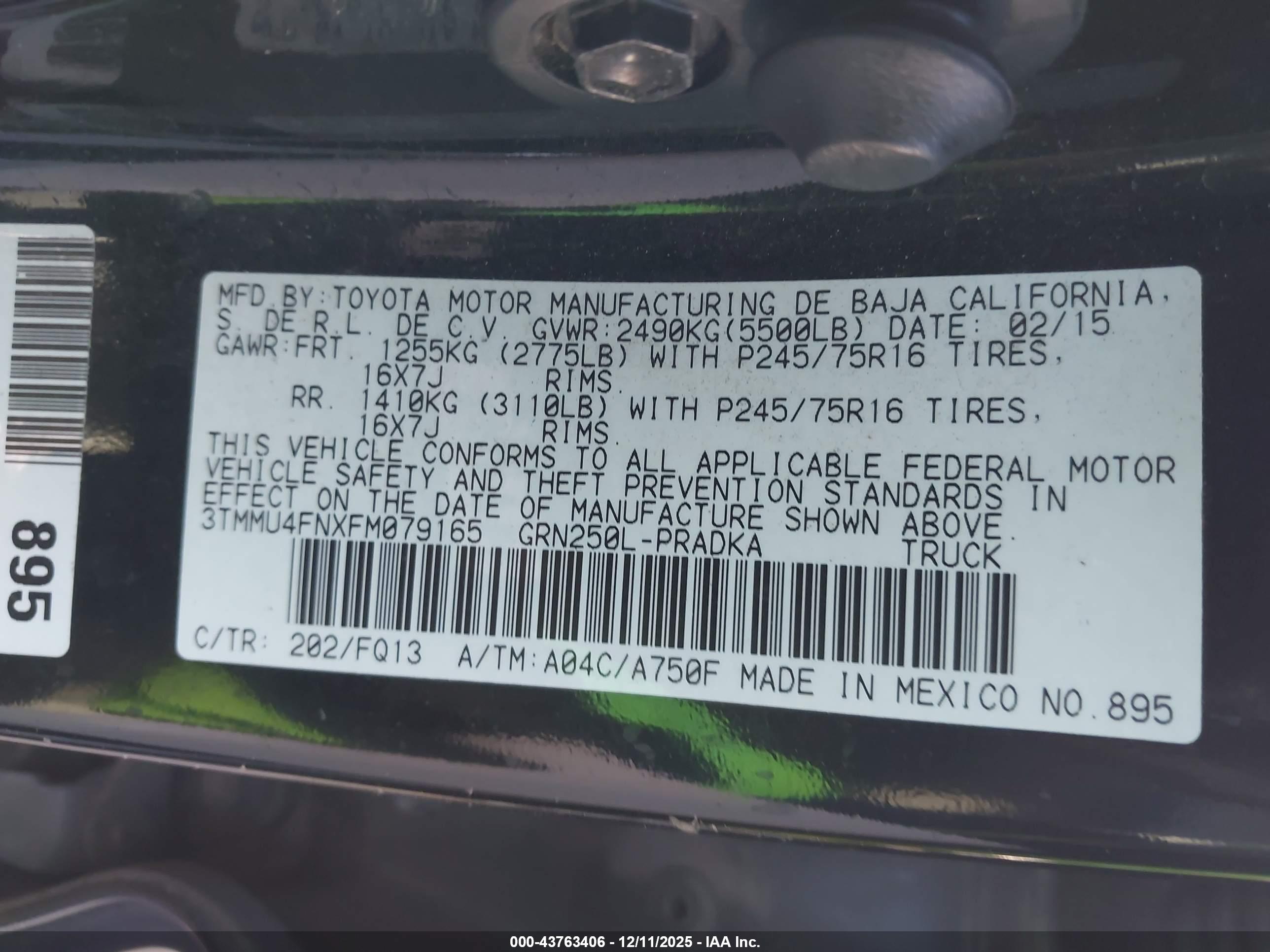 TOYOTA TACOMA image 9