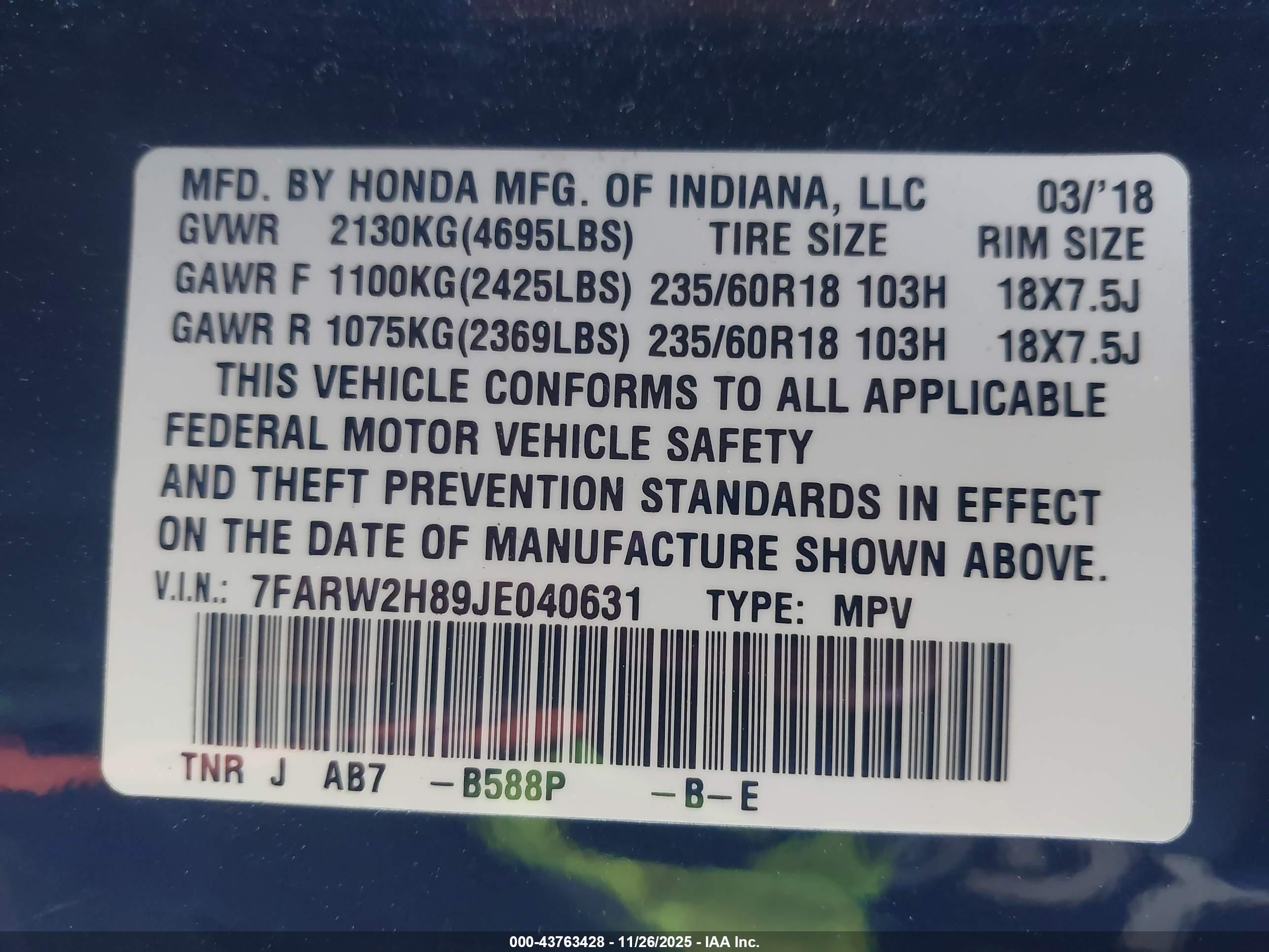 HONDA CR-V image 9