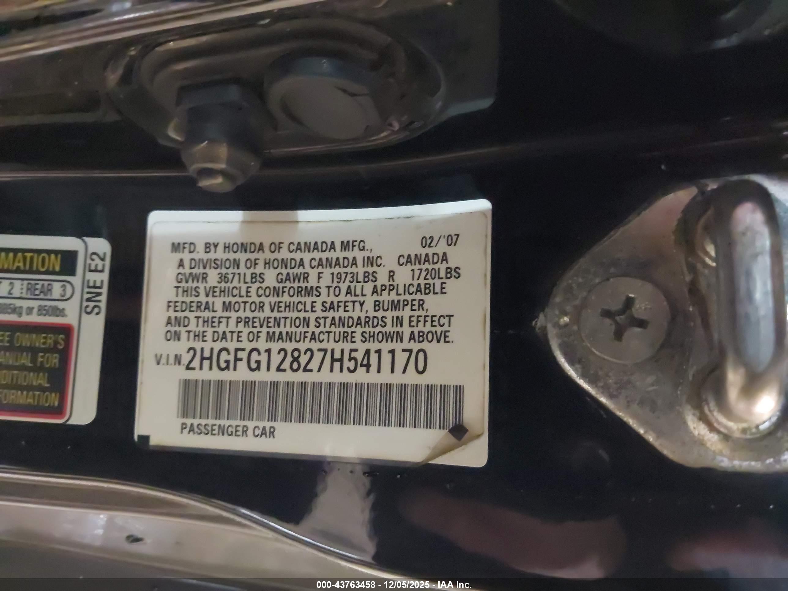 HONDA CIVIC image 9