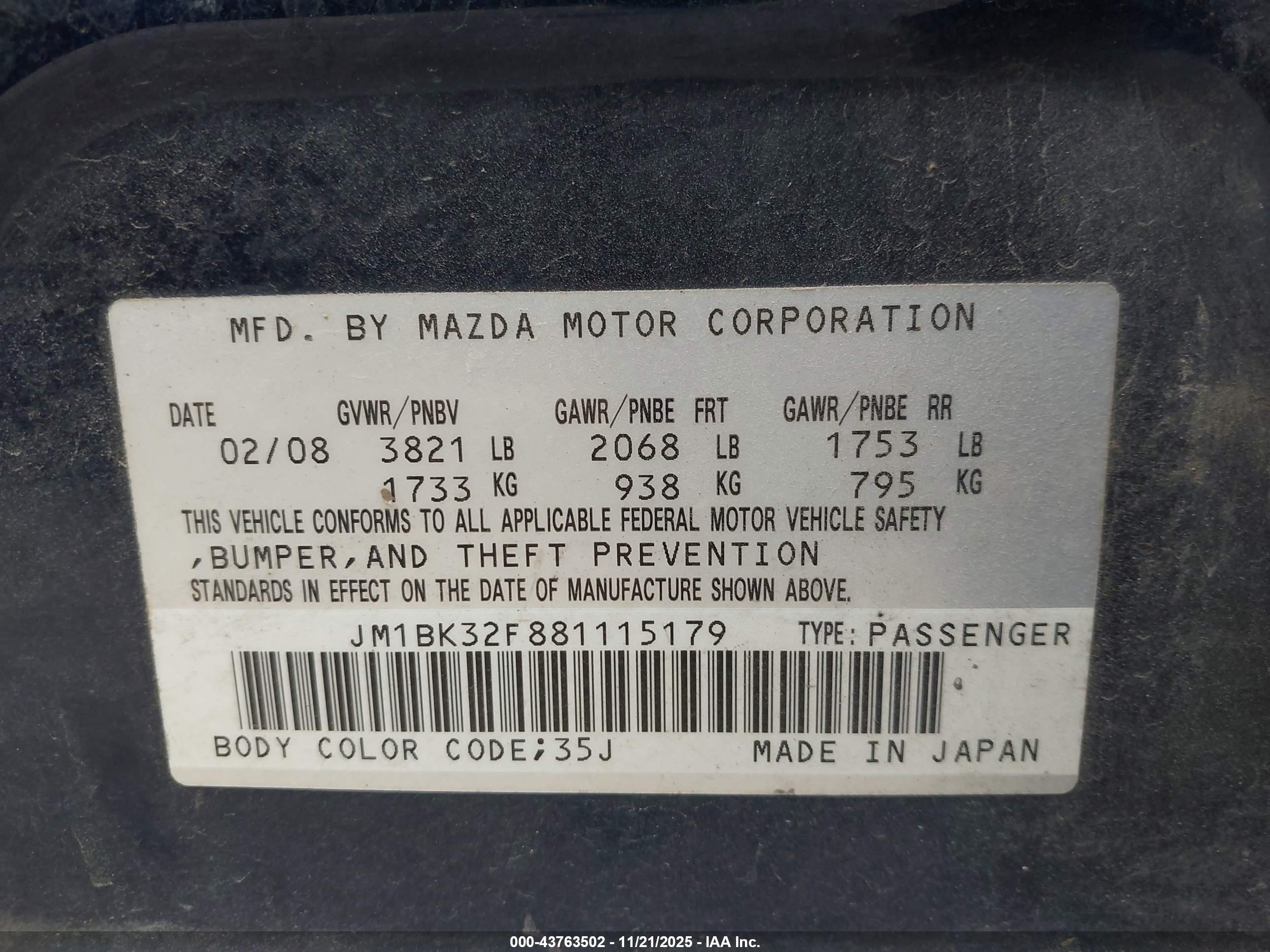 MAZDA MAZDA3 image 9