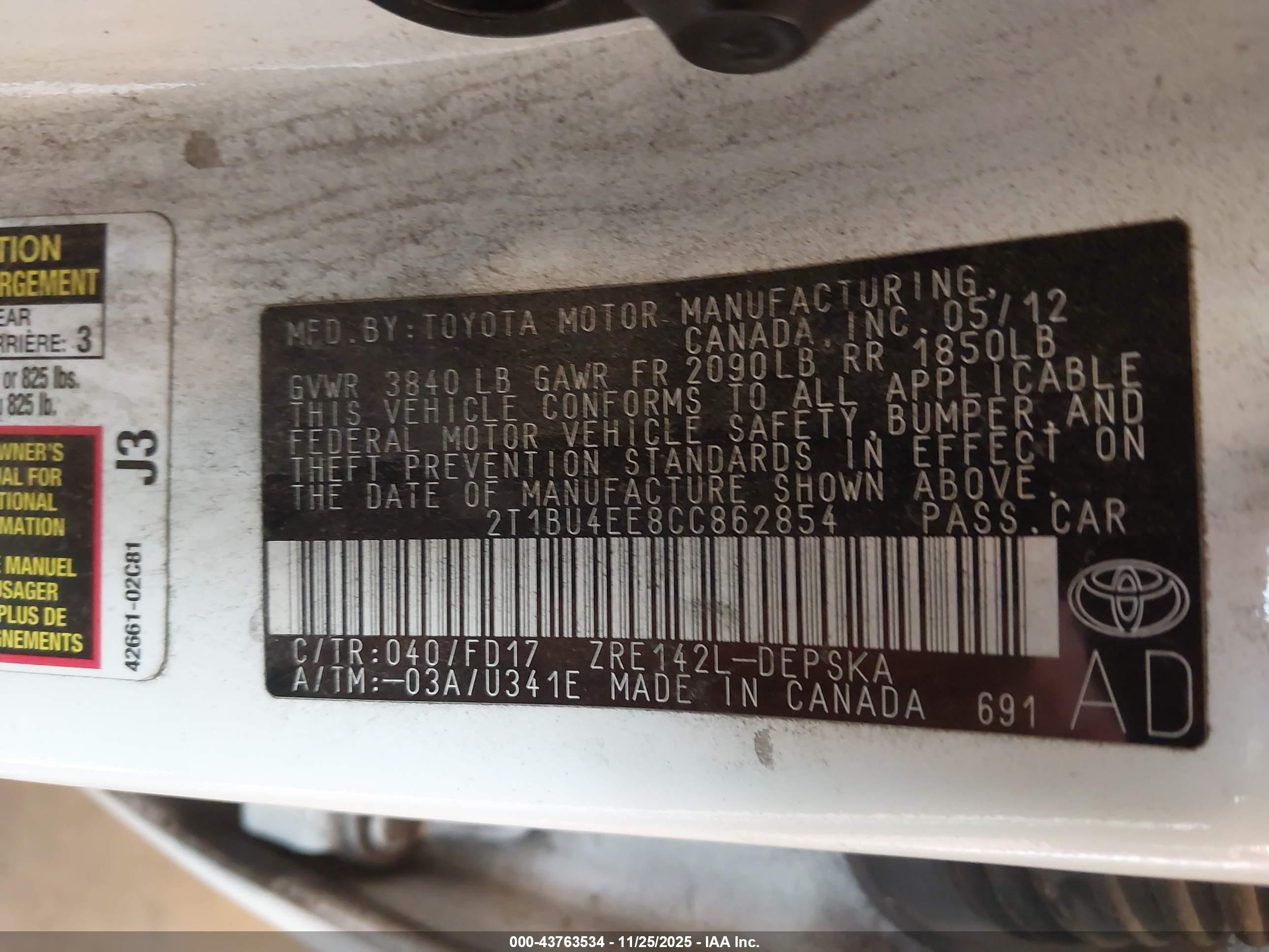 TOYOTA COROLLA image 9