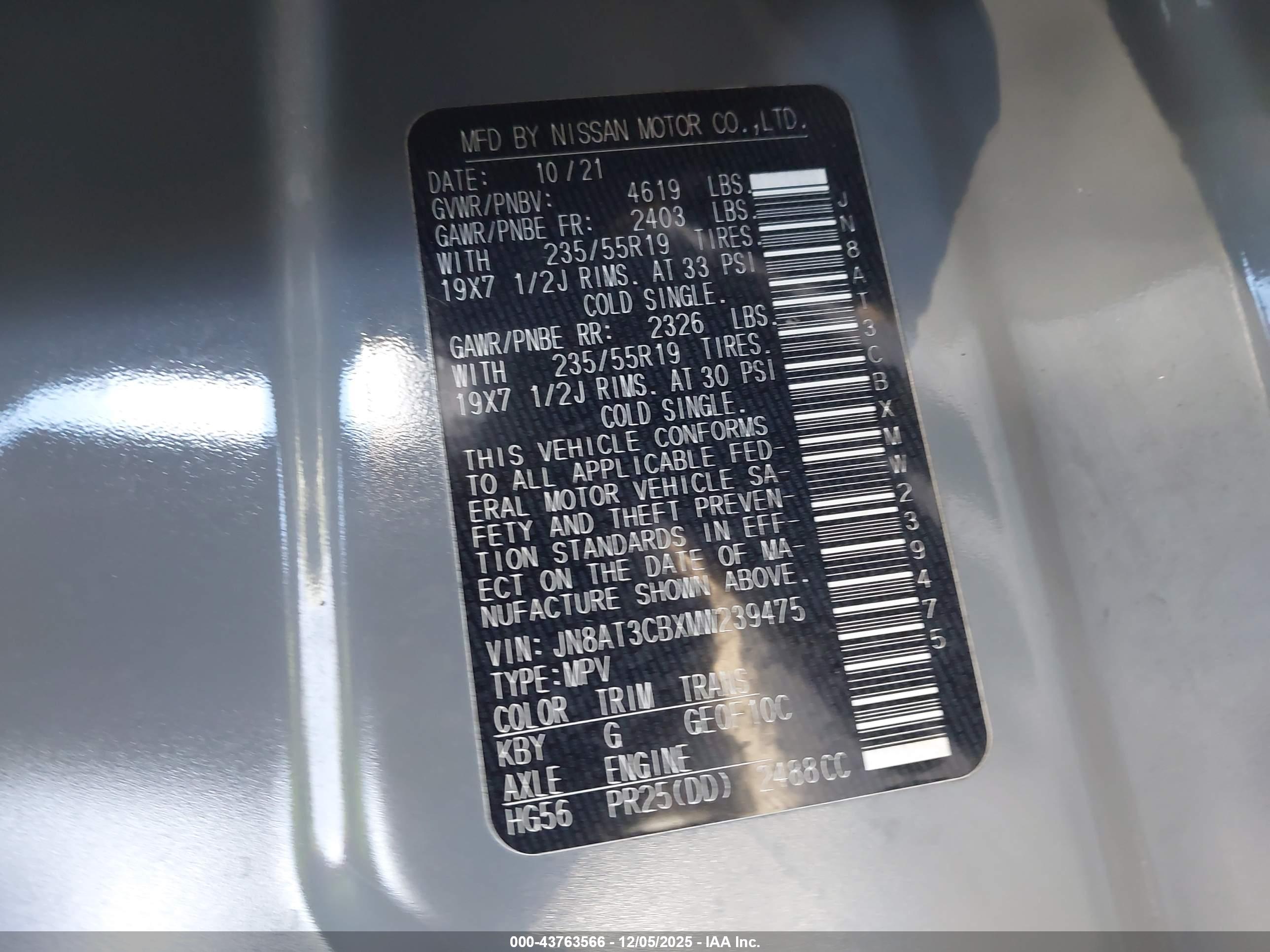 NISSAN ROGUE image 9