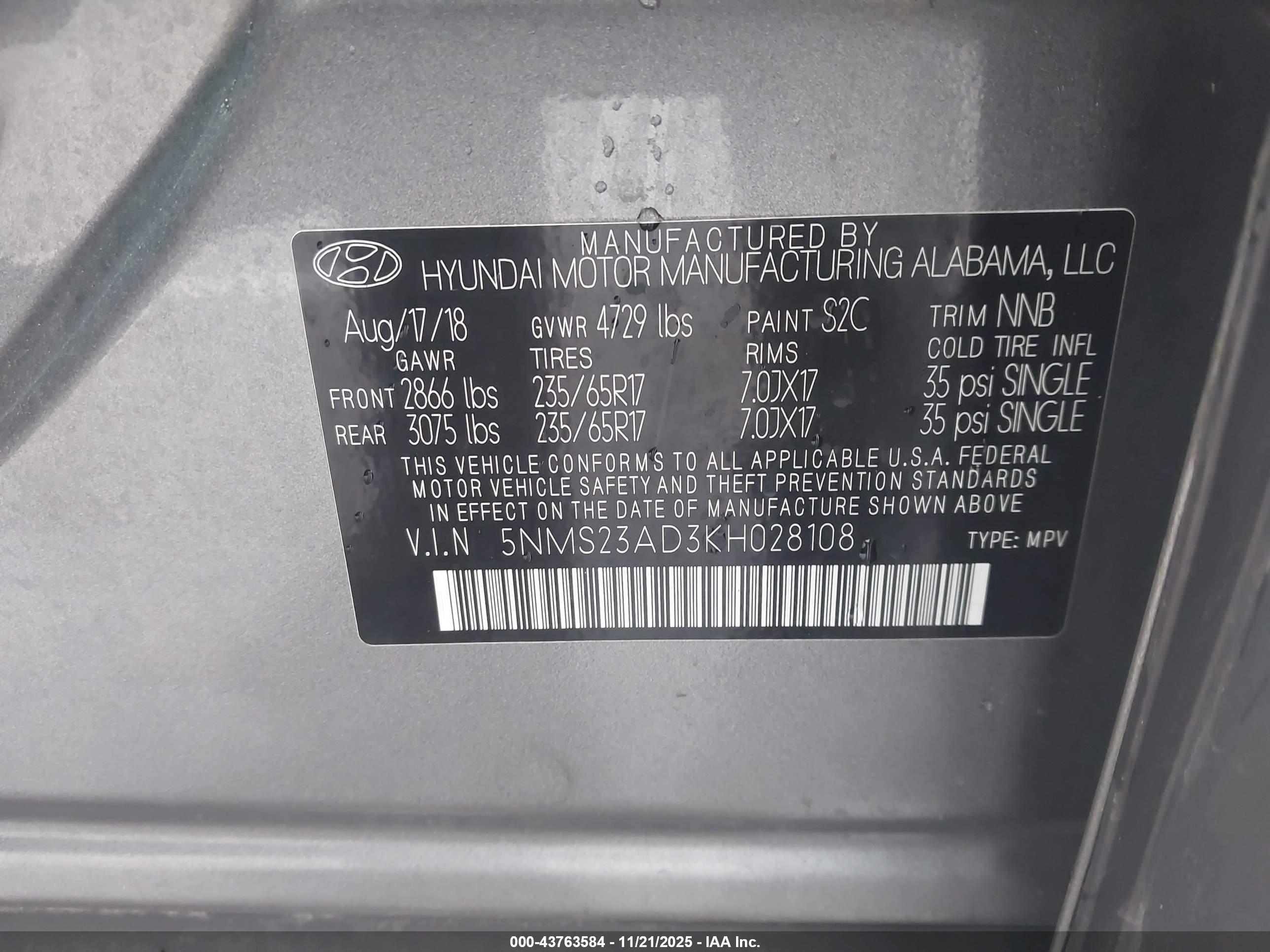 HYUNDAI SANTA image 9
