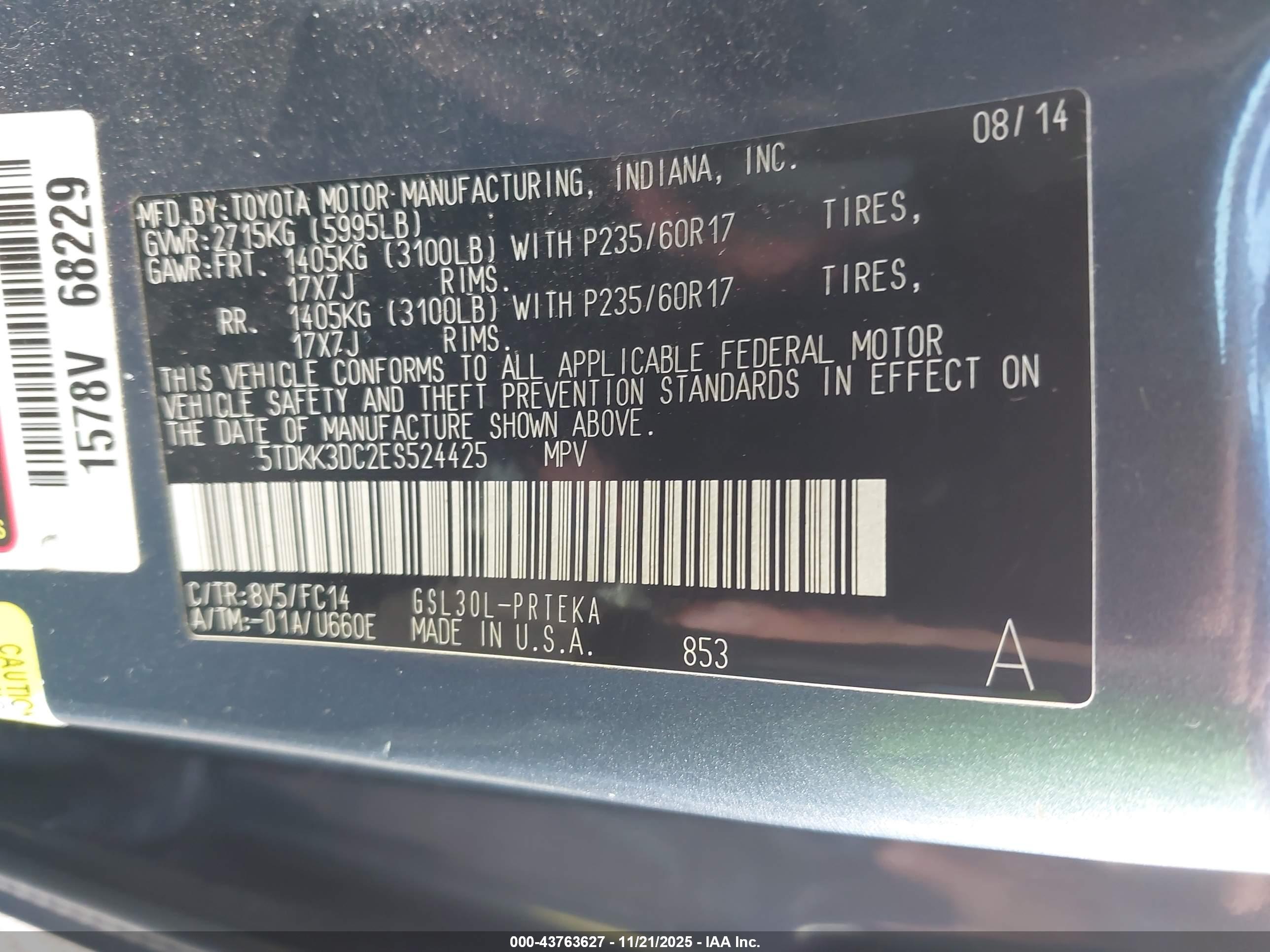 TOYOTA SIENNA image 9