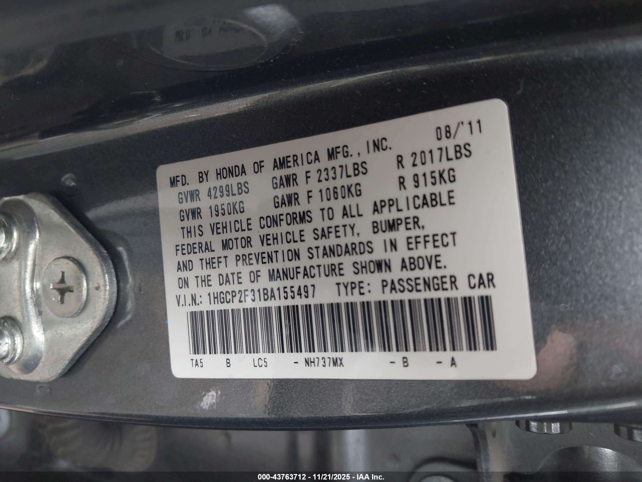 HONDA ACCORD image 9
