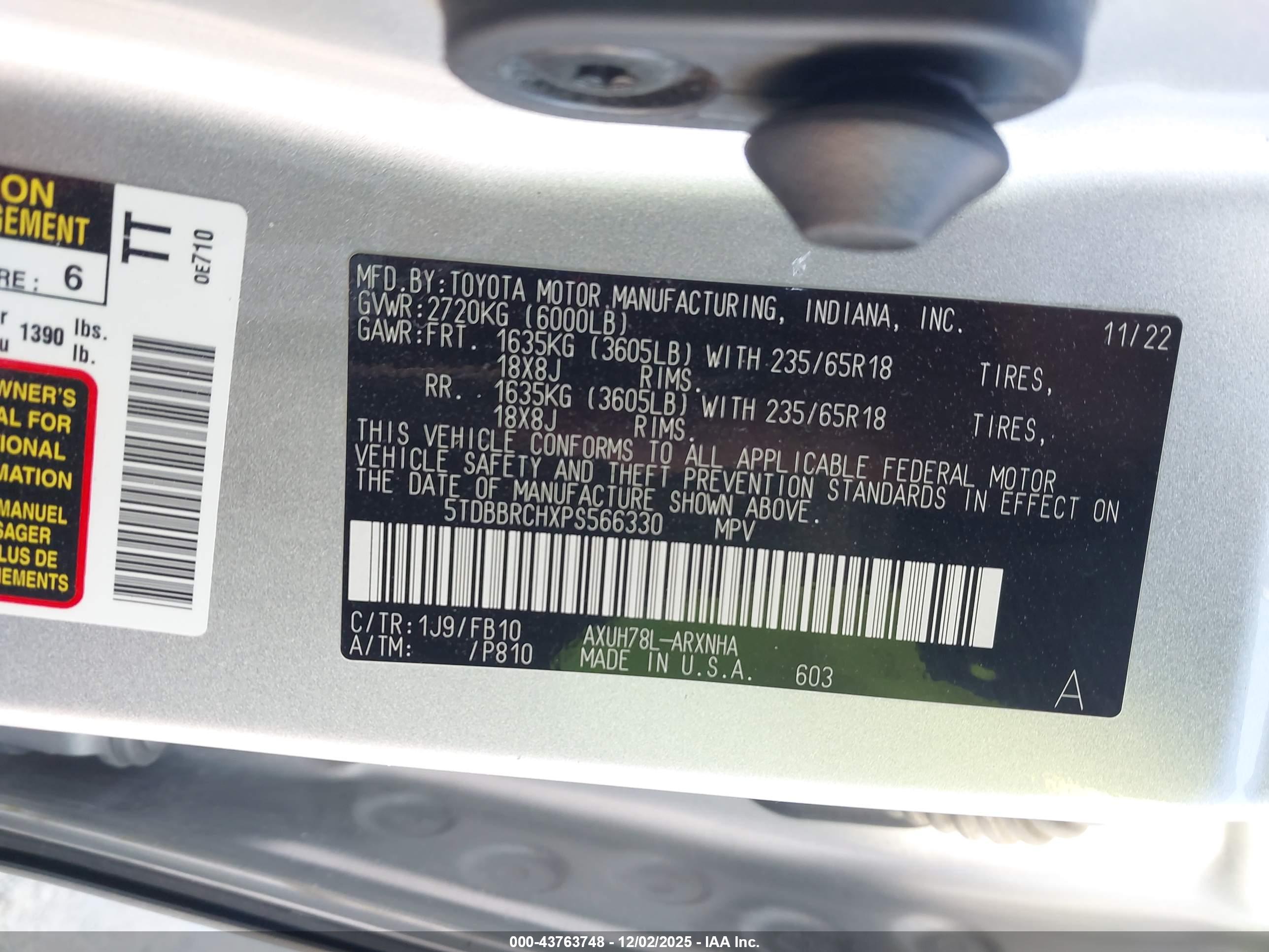 TOYOTA HIGHLANDER image 9