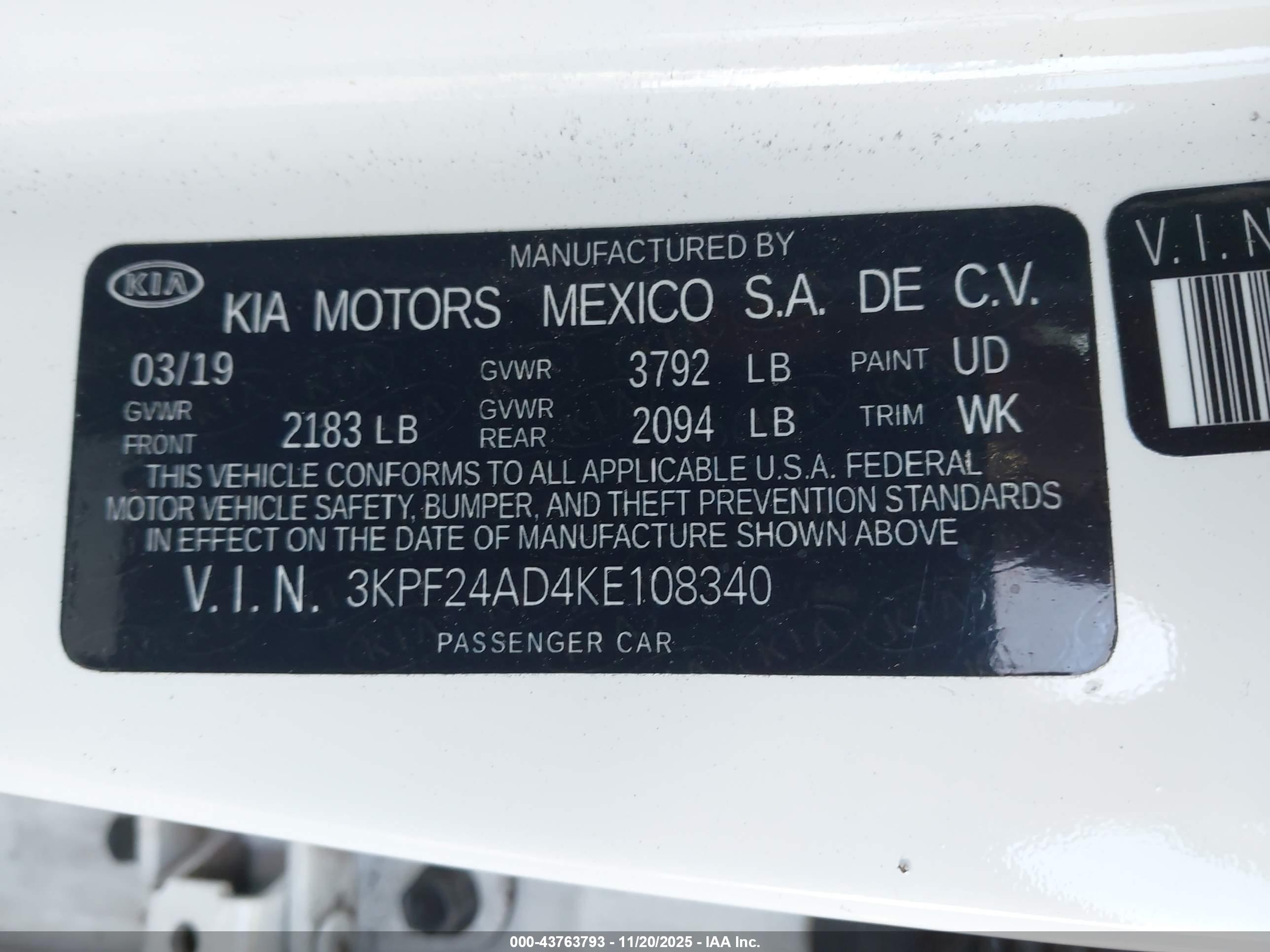 KIA FORTE image 9