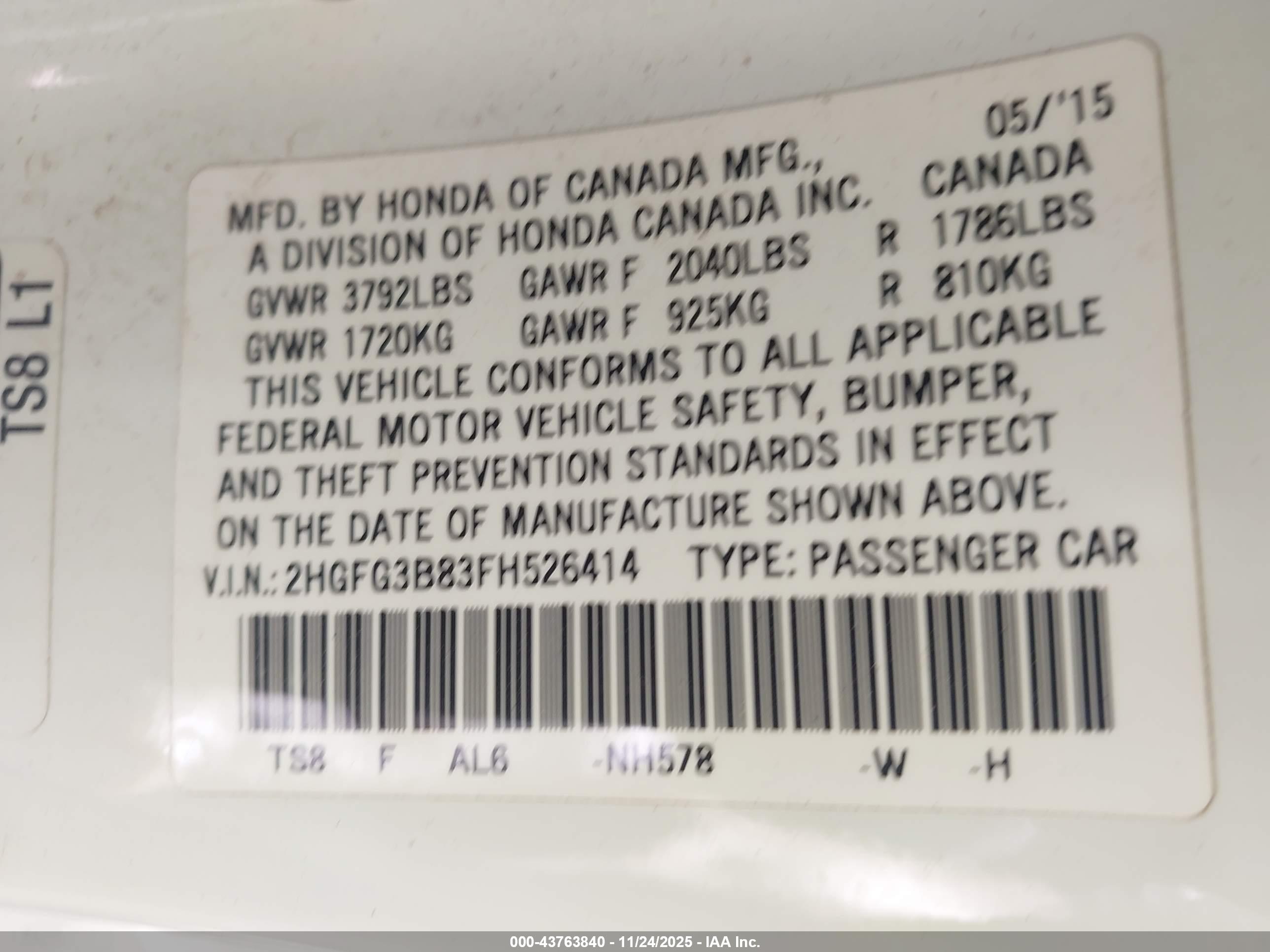HONDA CIVIC image 9