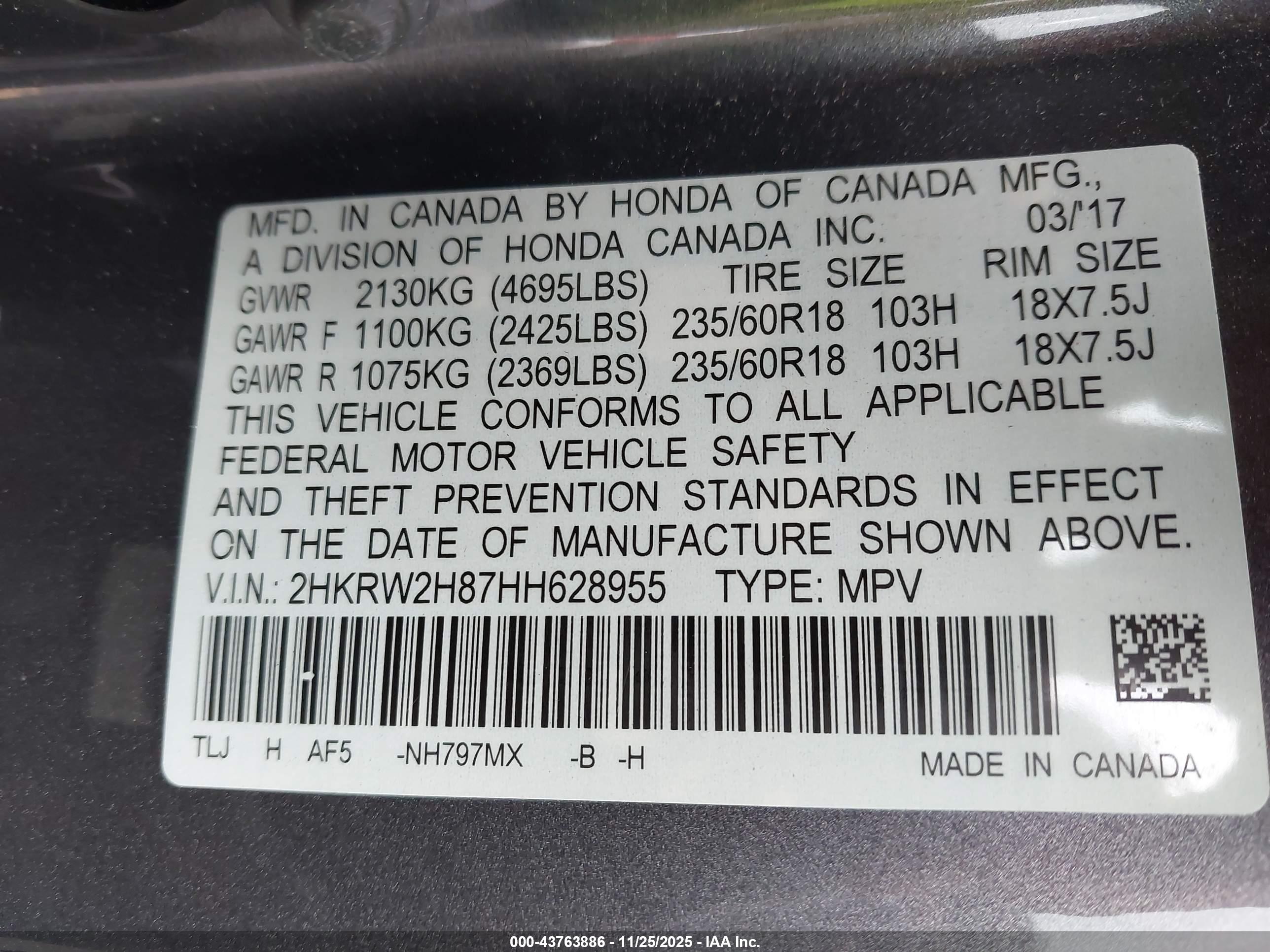 HONDA CR-V image 9