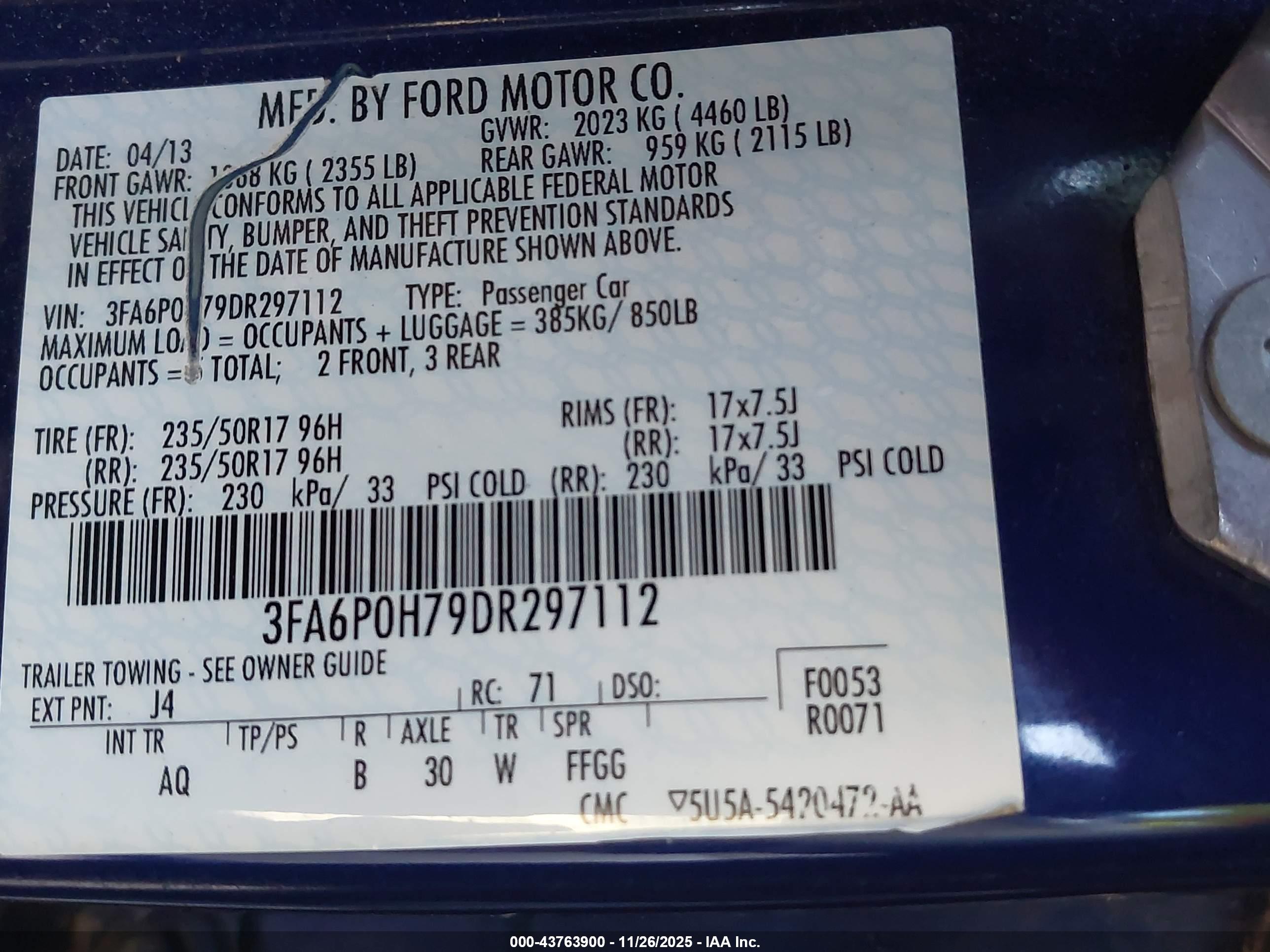 FORD FUSION image 9