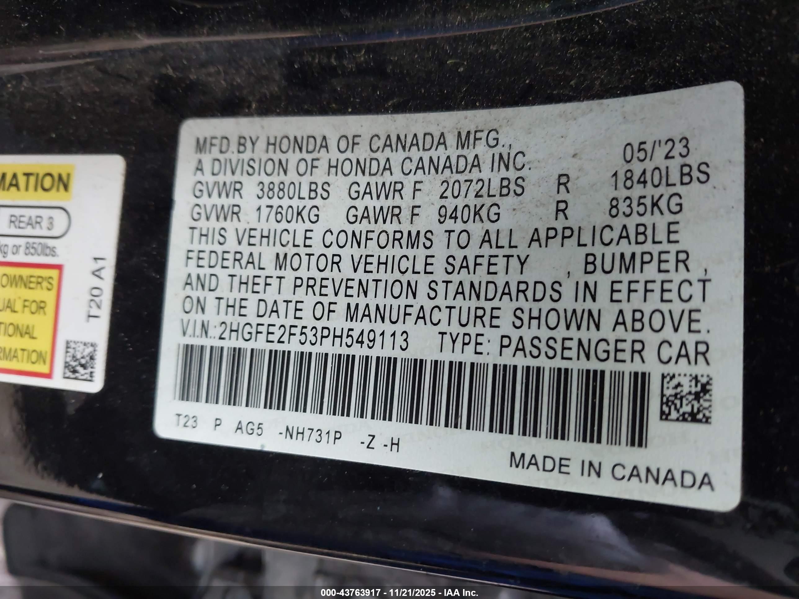 HONDA CIVIC image 9