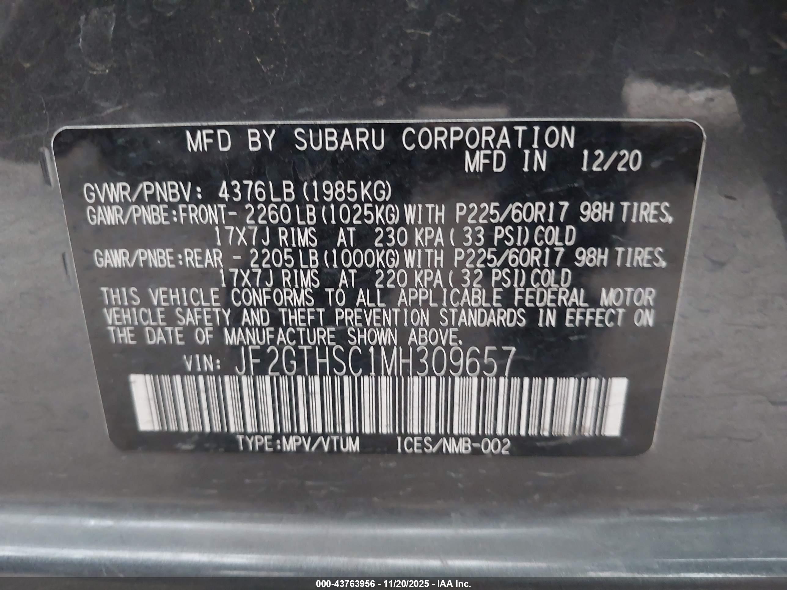 SUBARU CROSSTREK image 9