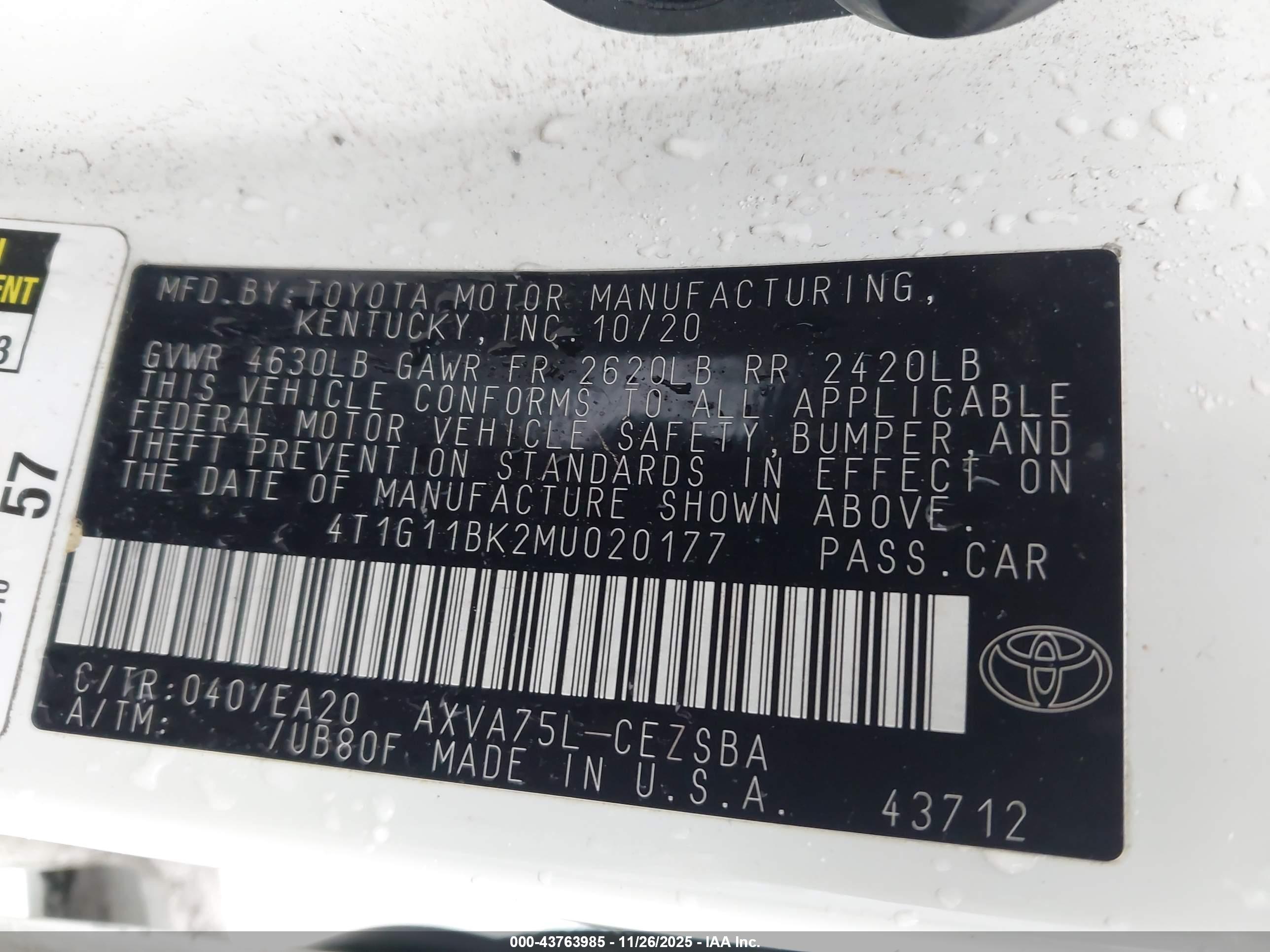 TOYOTA CAMRY image 9