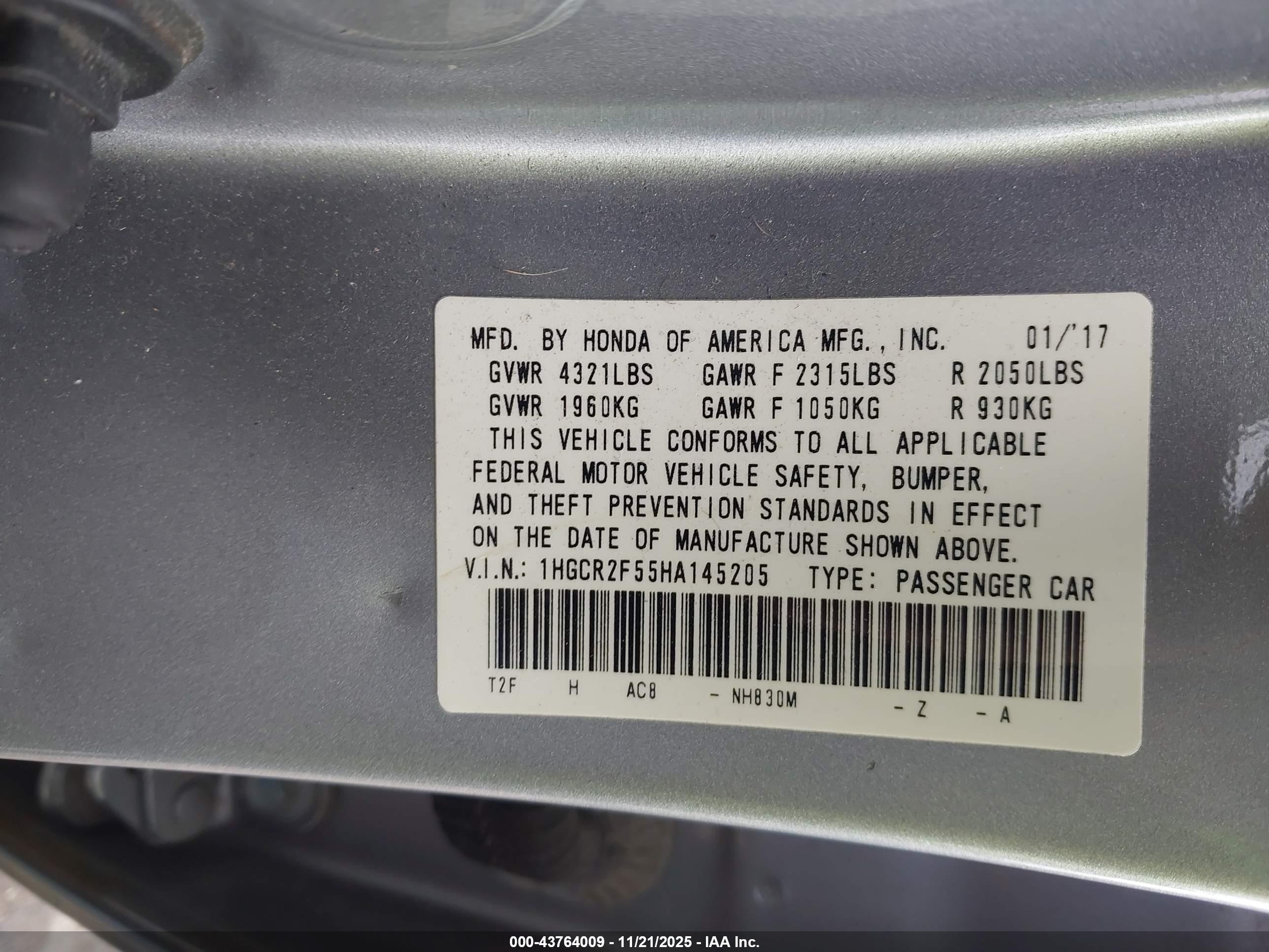 HONDA ACCORD image 9