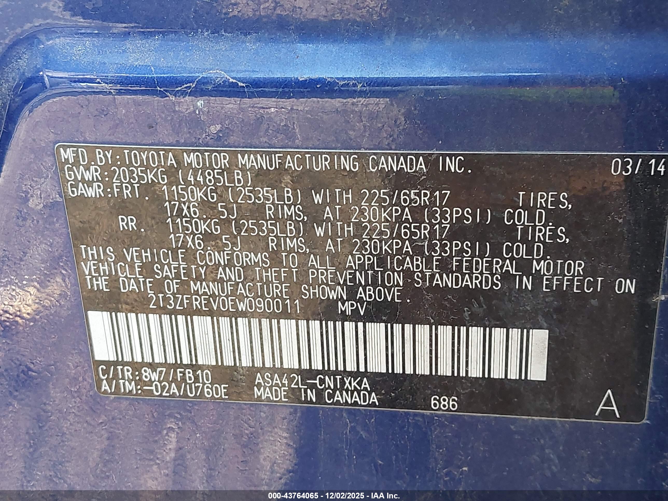 TOYOTA RAV4 image 9