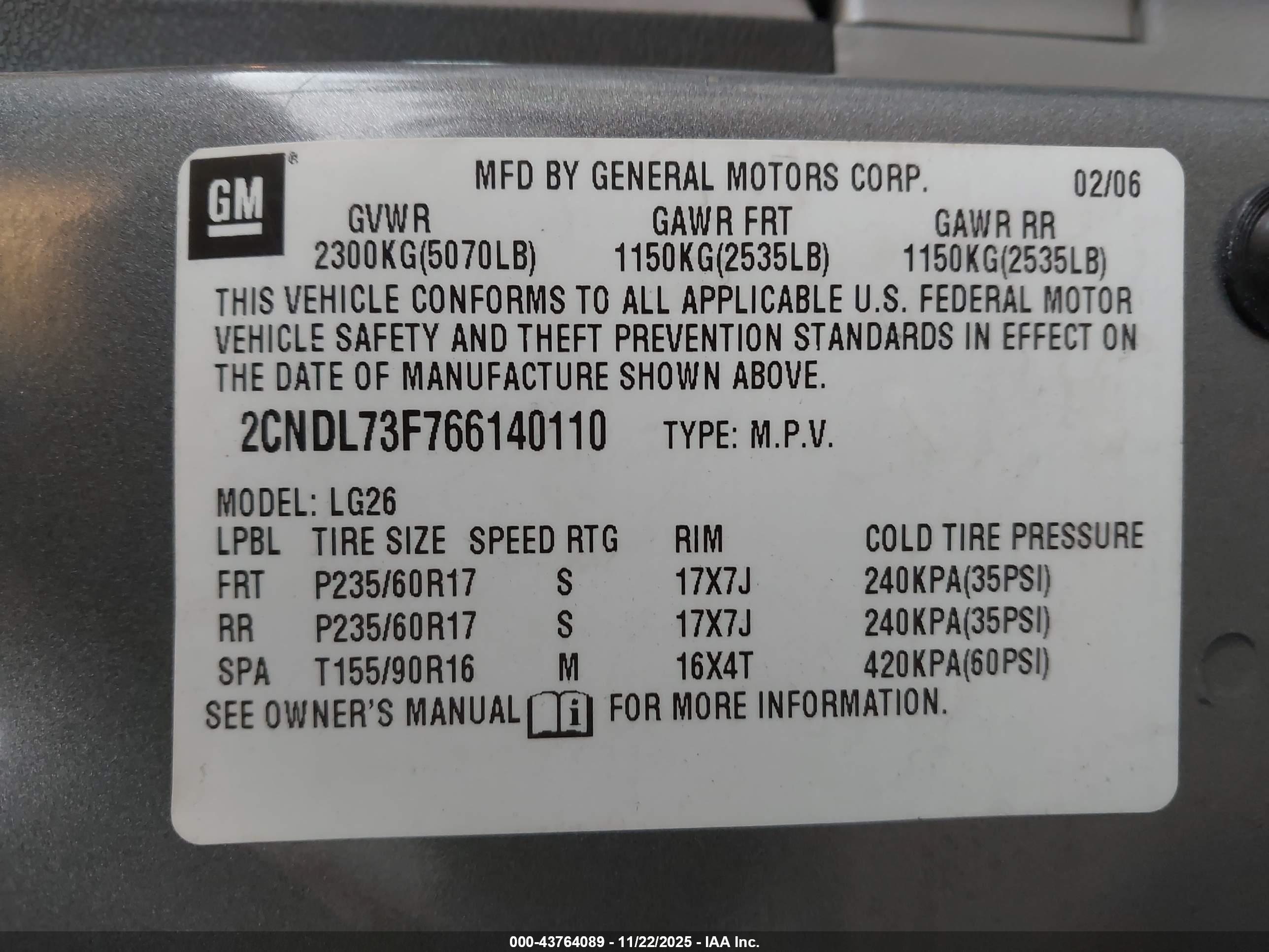 CHEVROLET EQUINOX image 9